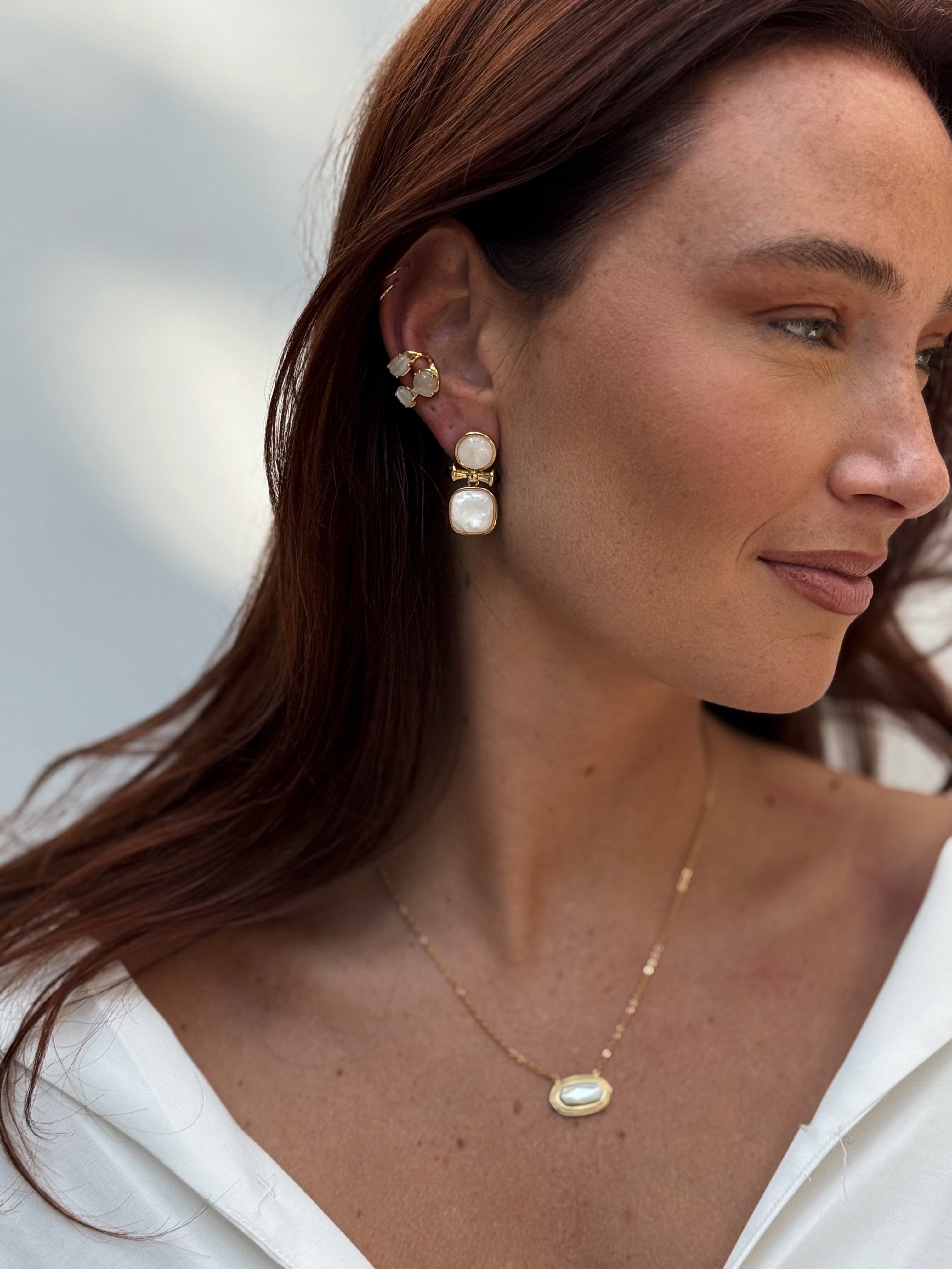 Opal Ear Cuff