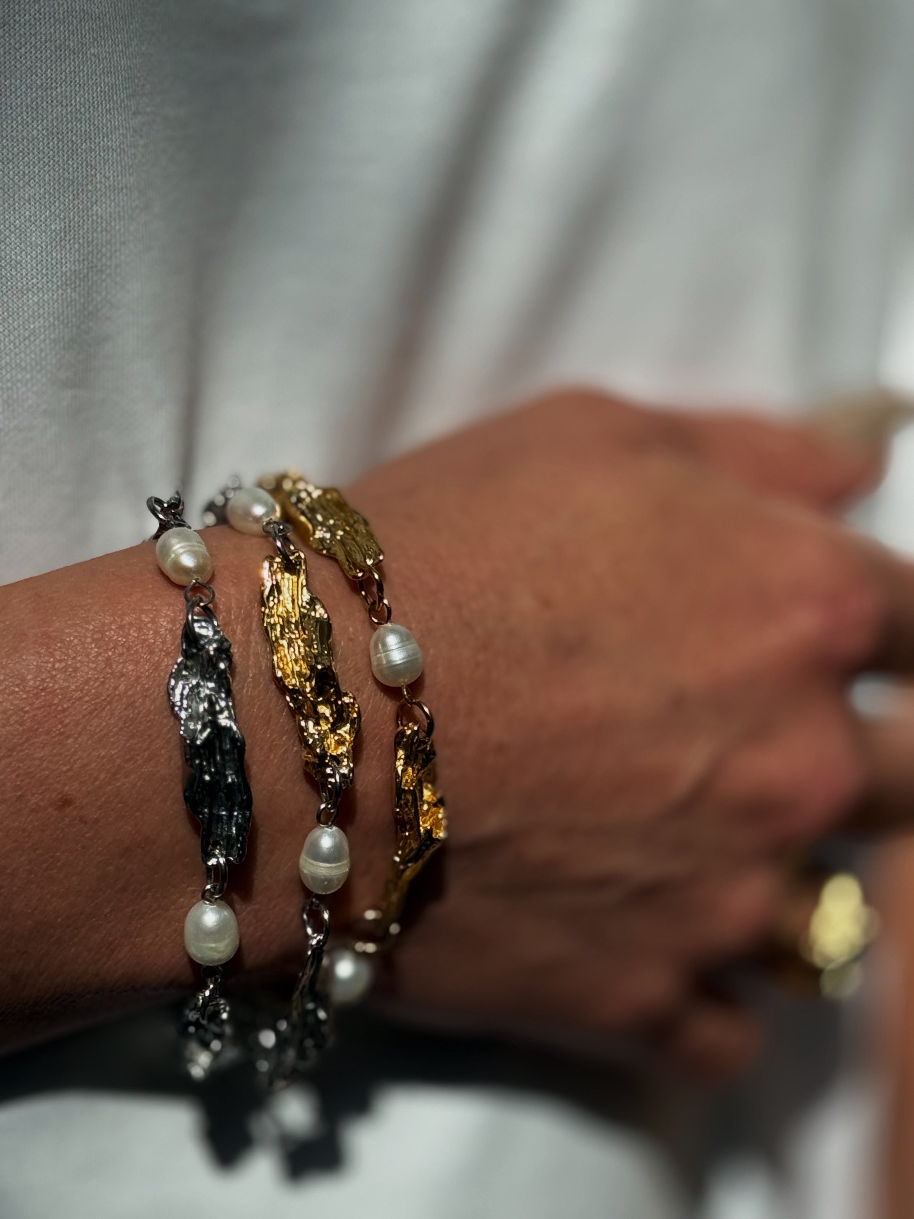 Nugget Pearl Bracelet