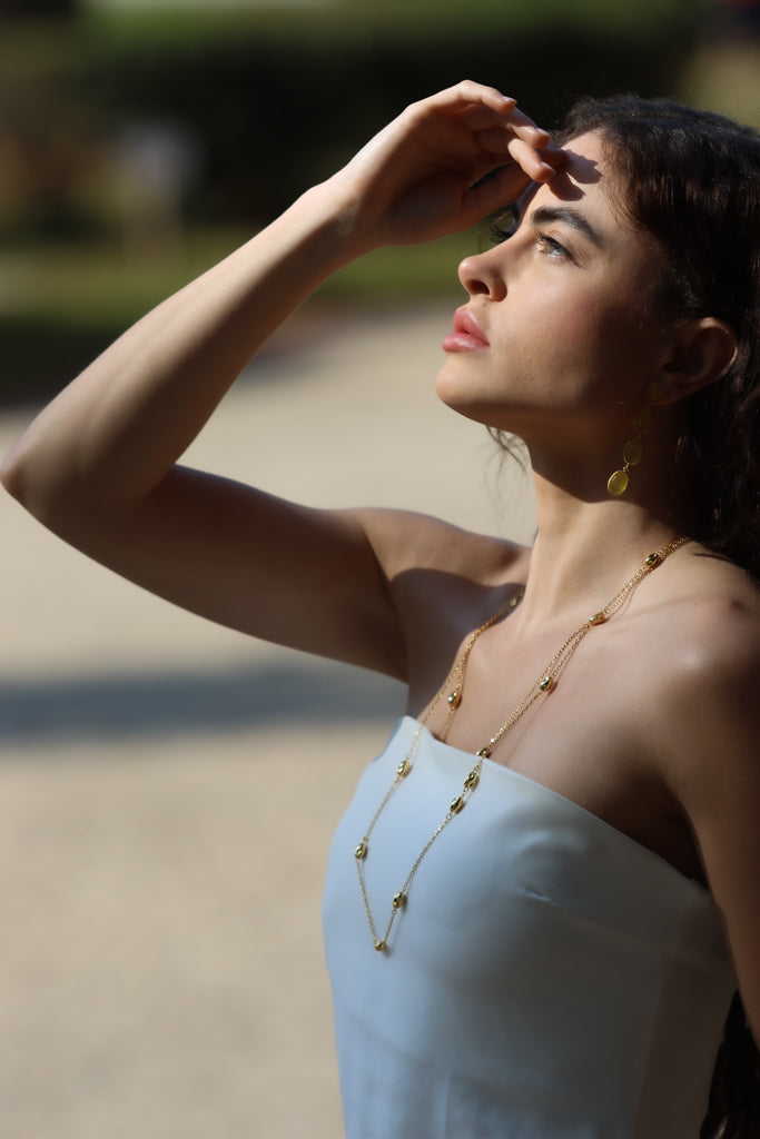 Gold Nugget Necklace