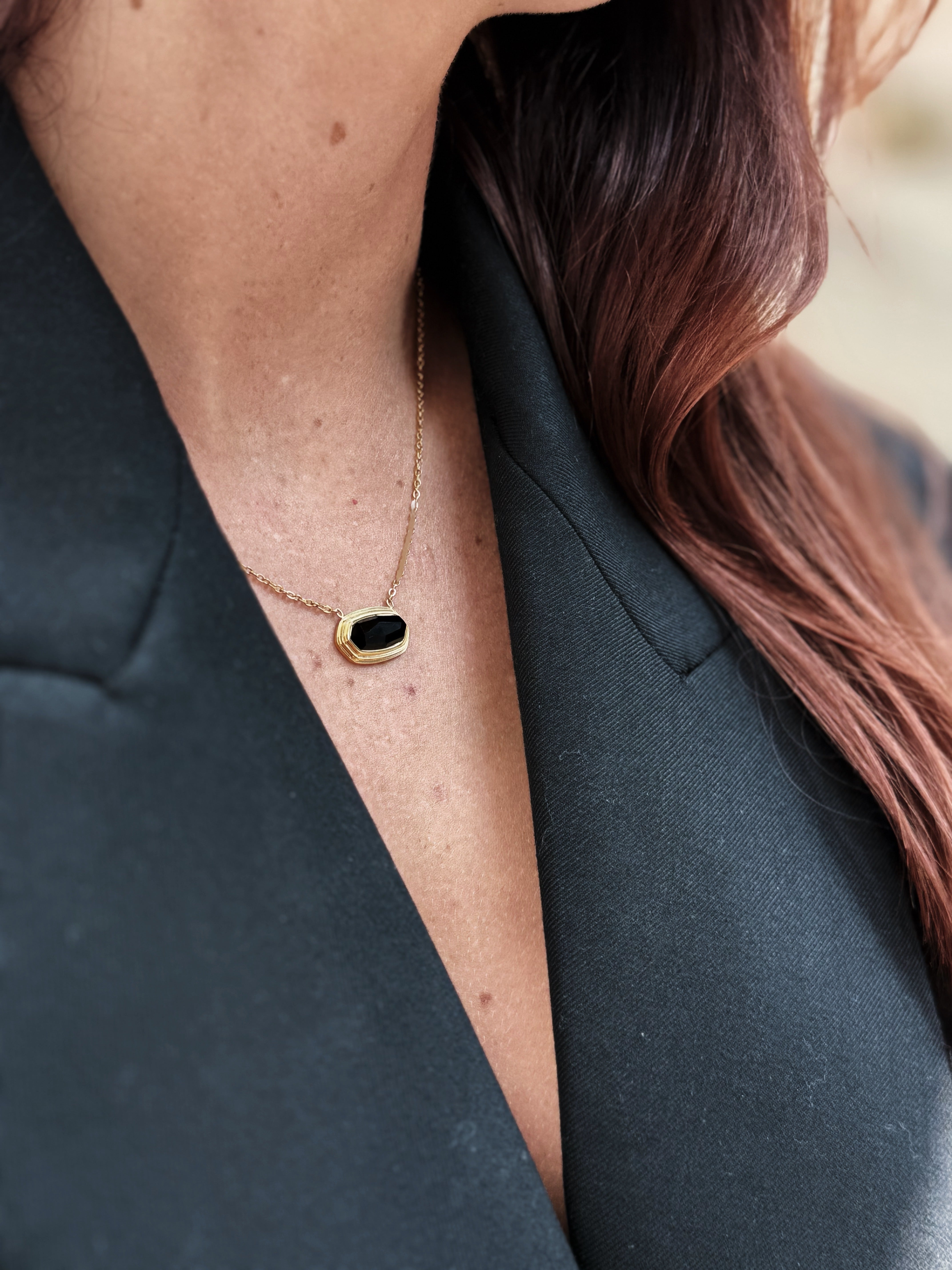 Bezel Necklace