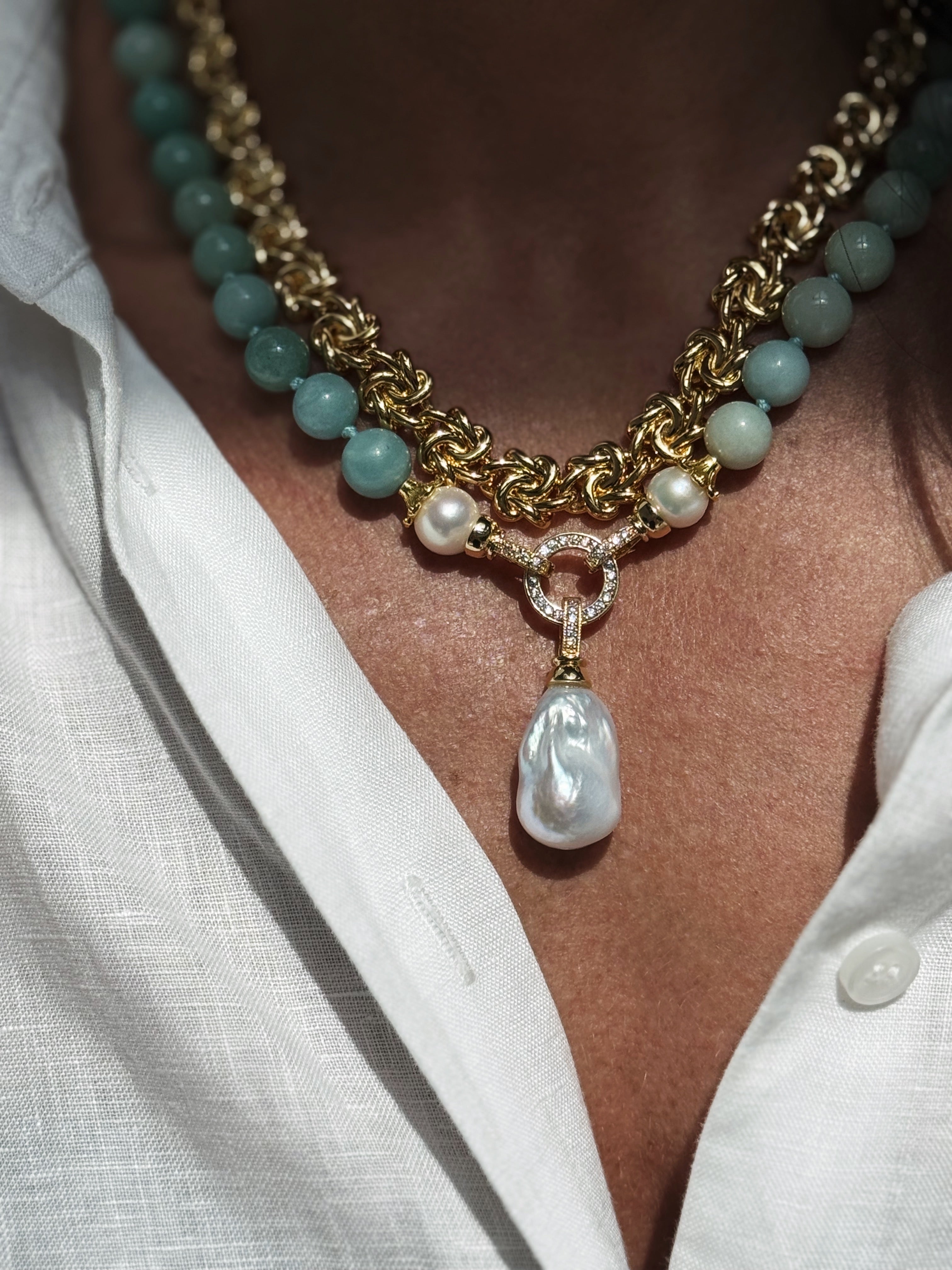 Amazonite Lagoon Necklace