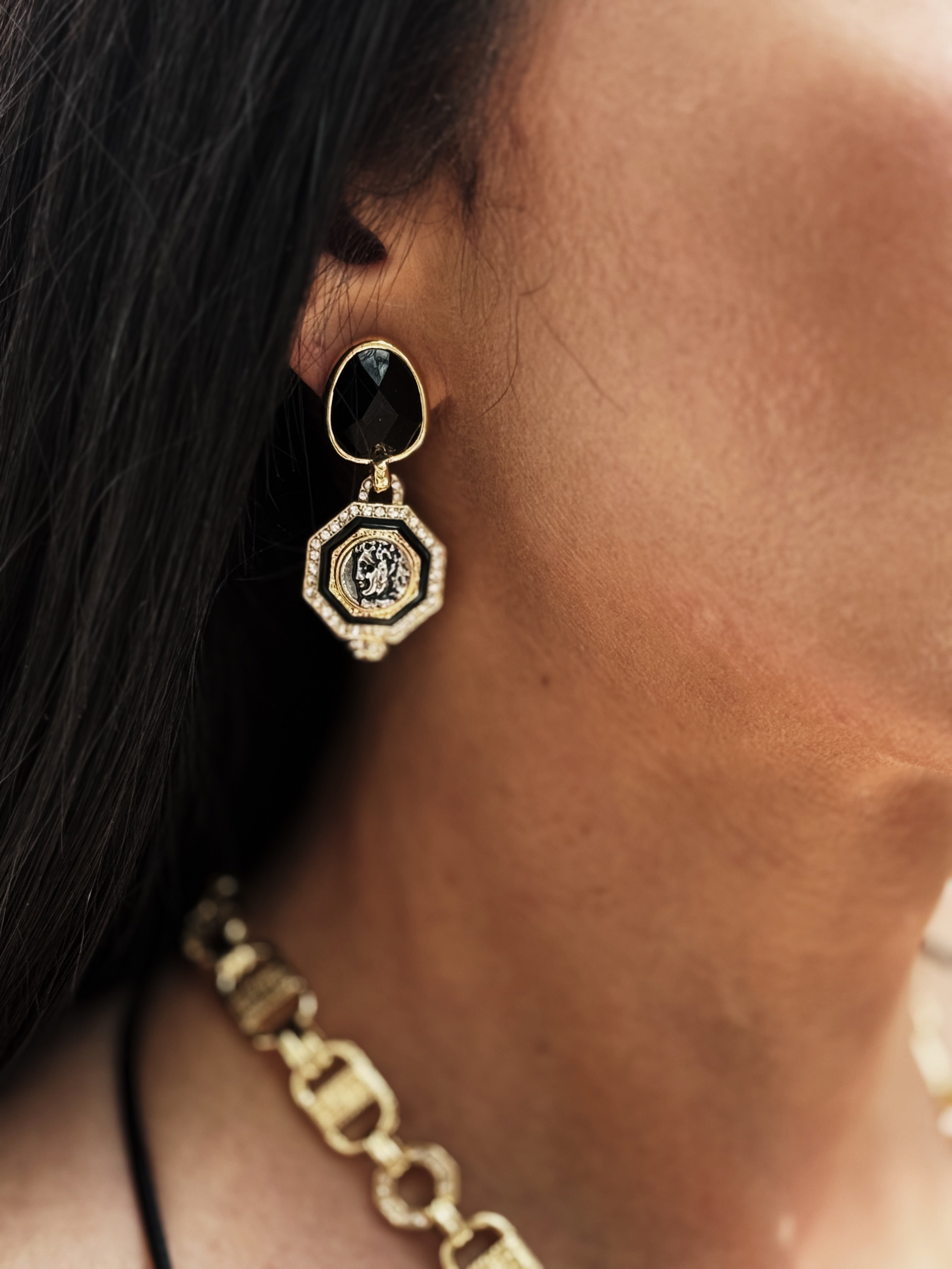 Sovereign Coin Earrings