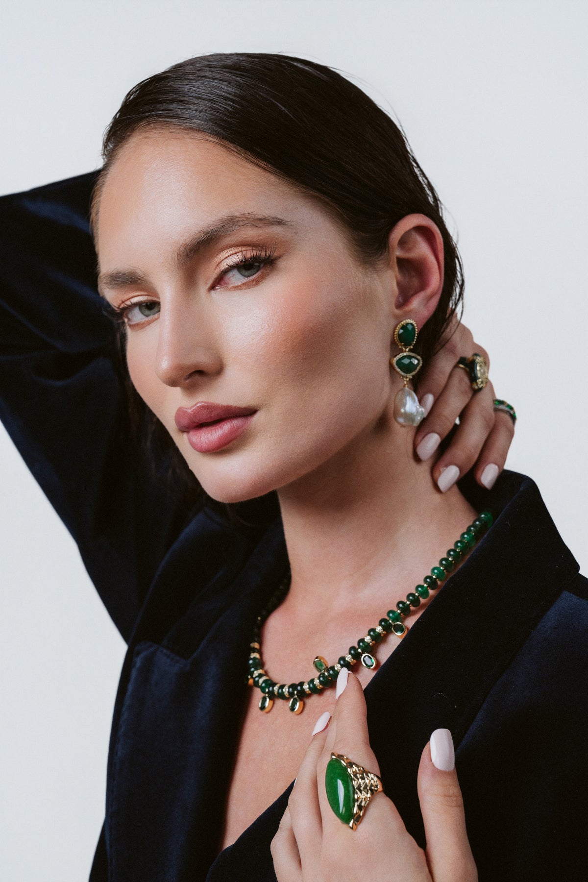 Emerald Amulet Necklace