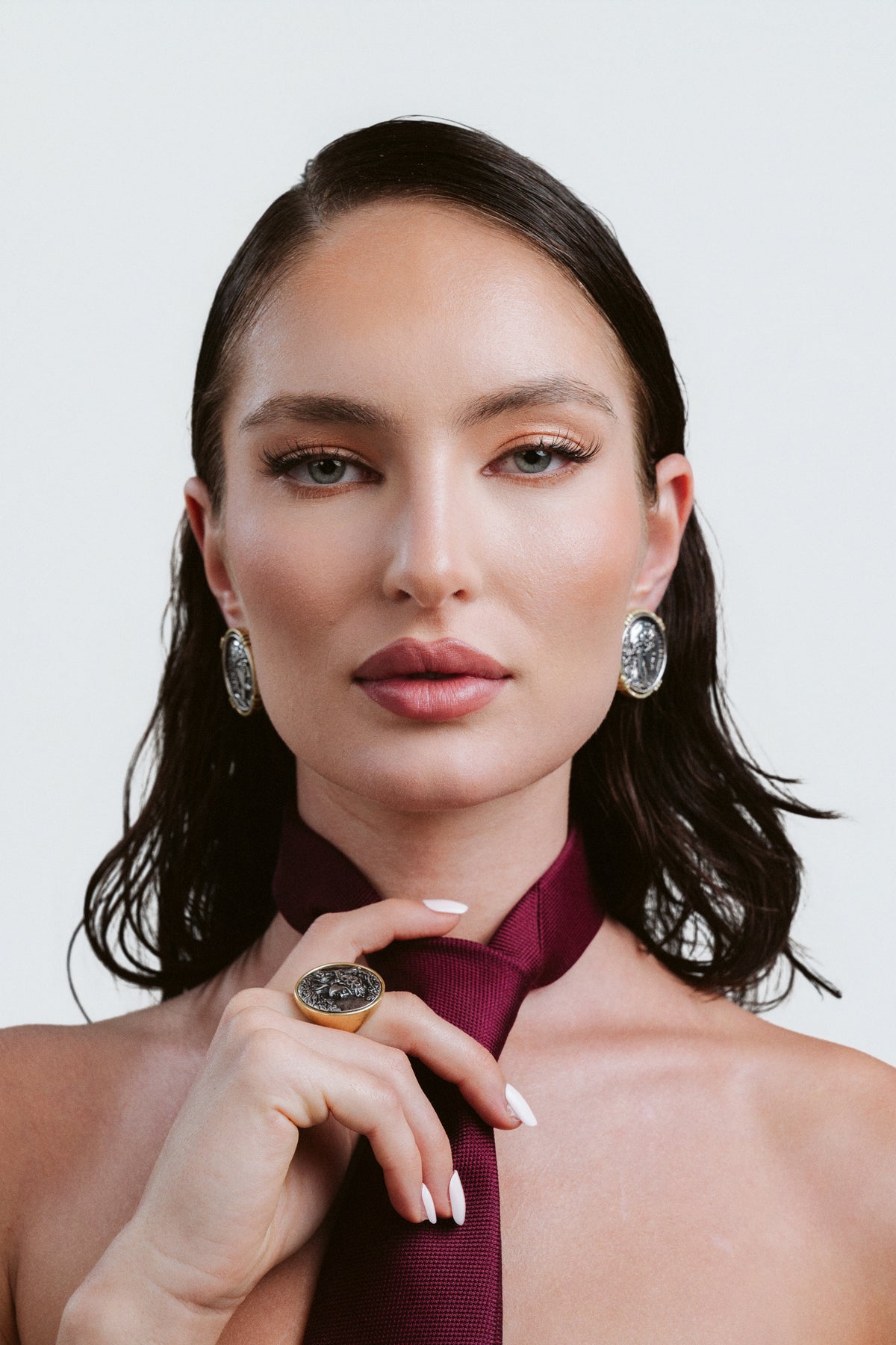 Spartan Coin Earrings