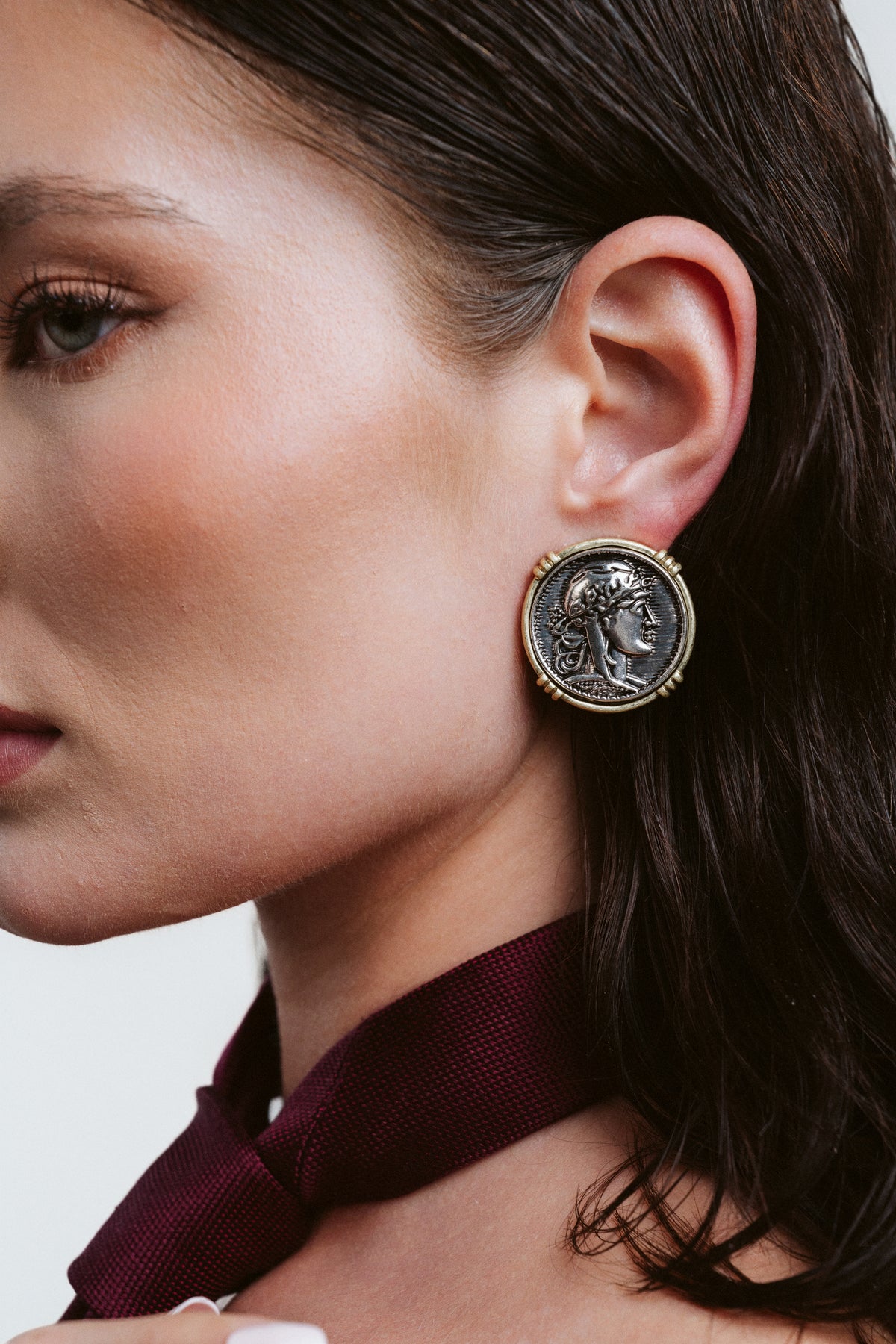 Spartan Coin Earrings