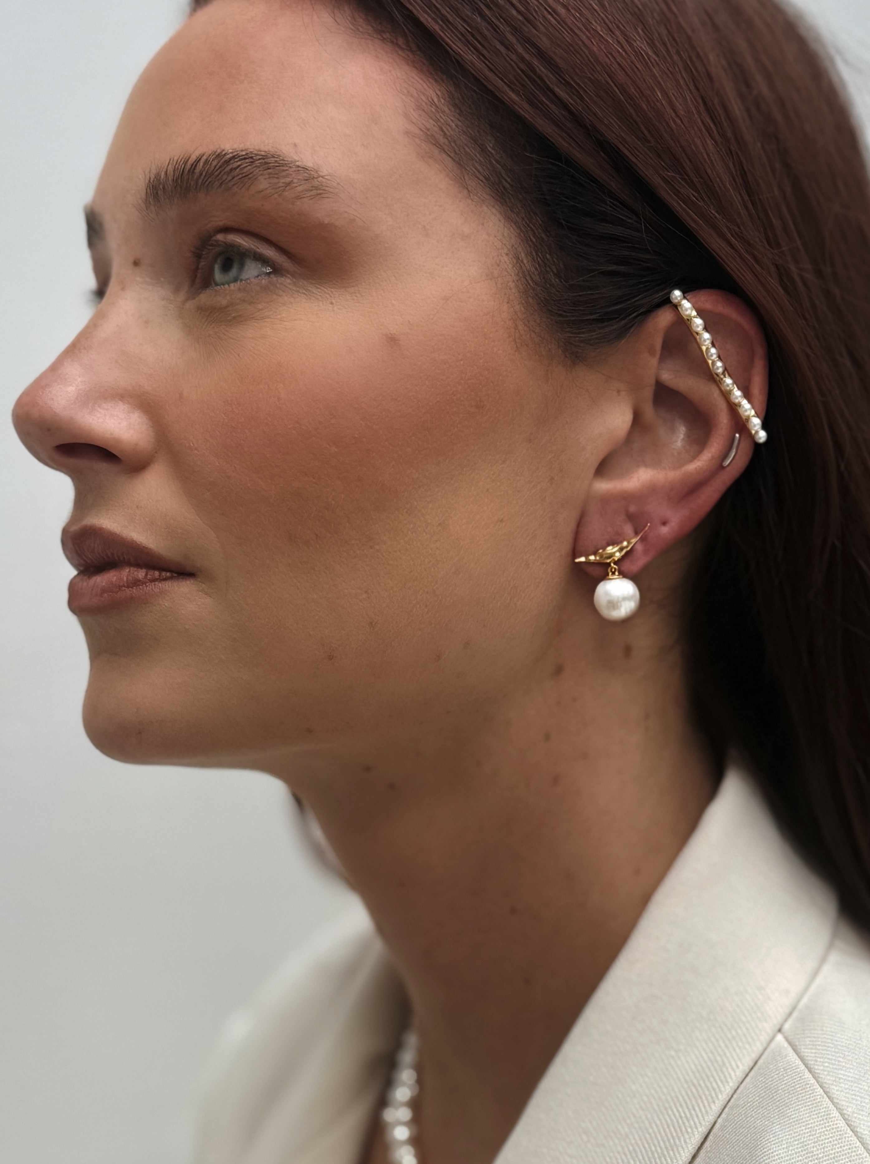 Over The Ear Pearl Cuff