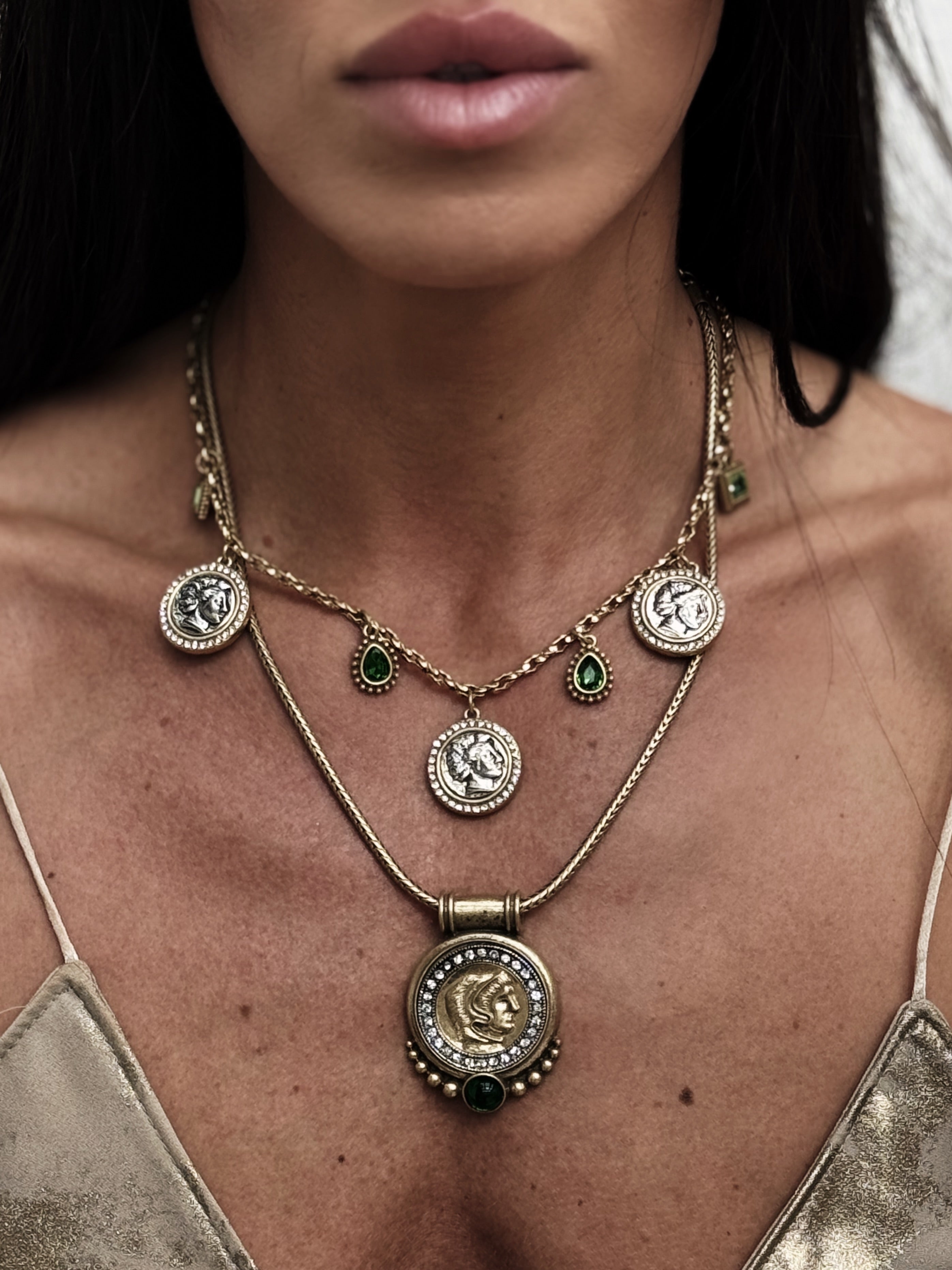 Roma Coin Necklace