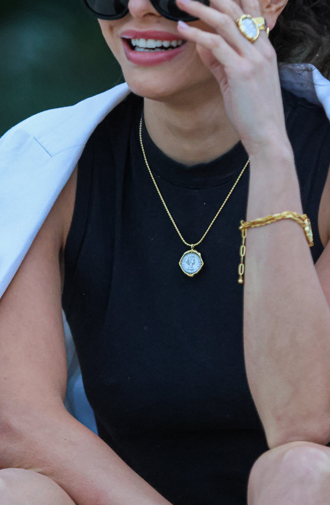 Molten Coin Necklace