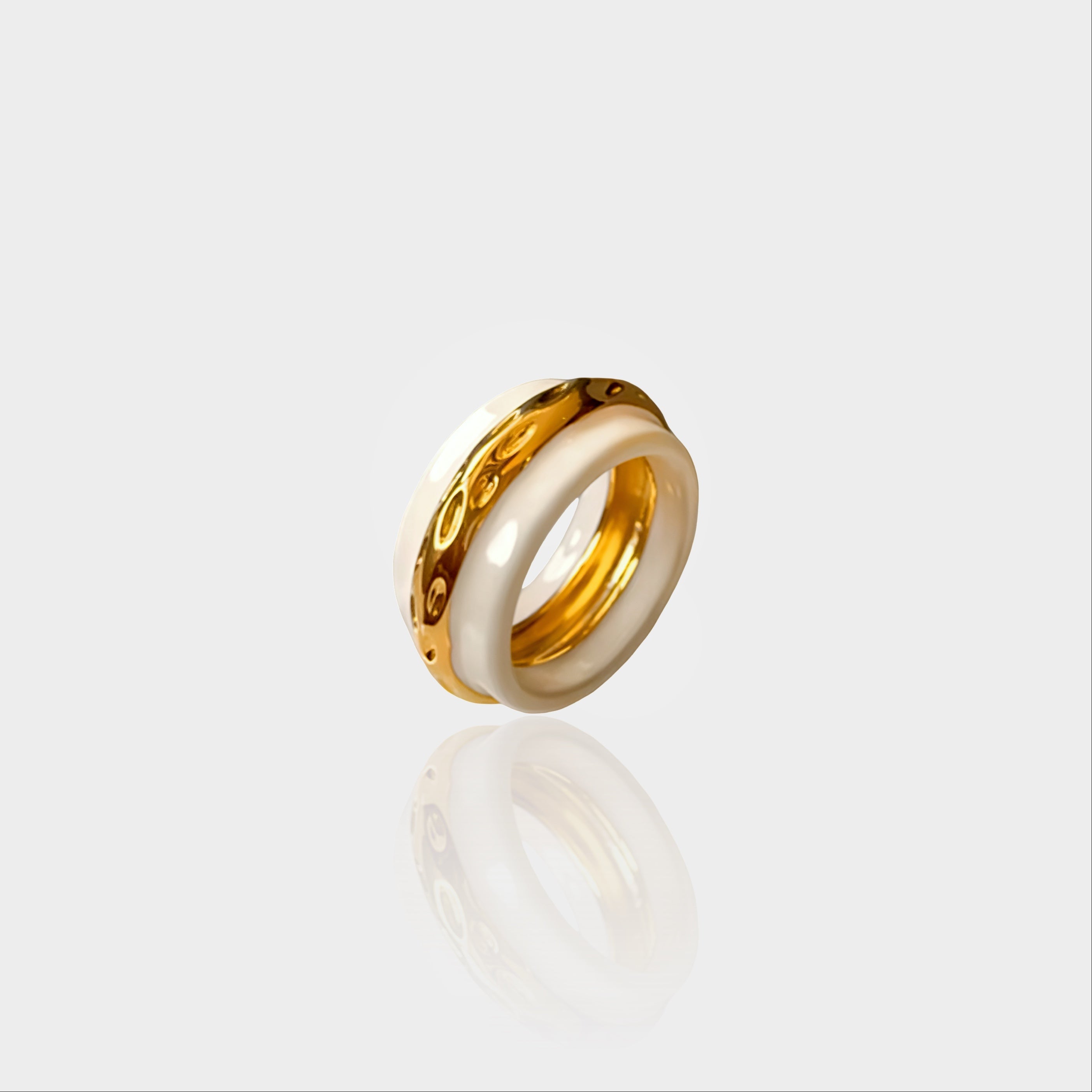 Nestled Enamel Ring
