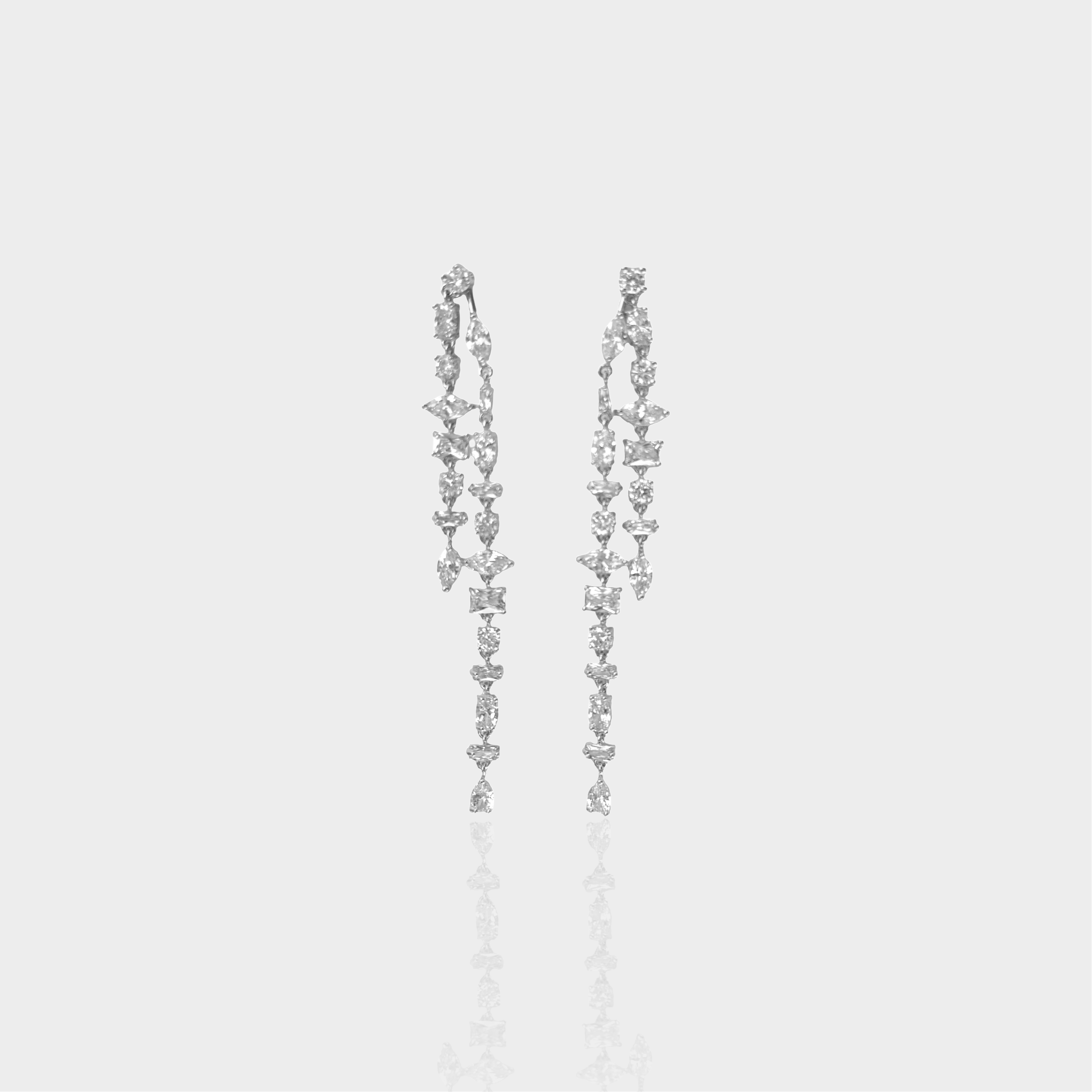 Crystal Clear Drop Earrings