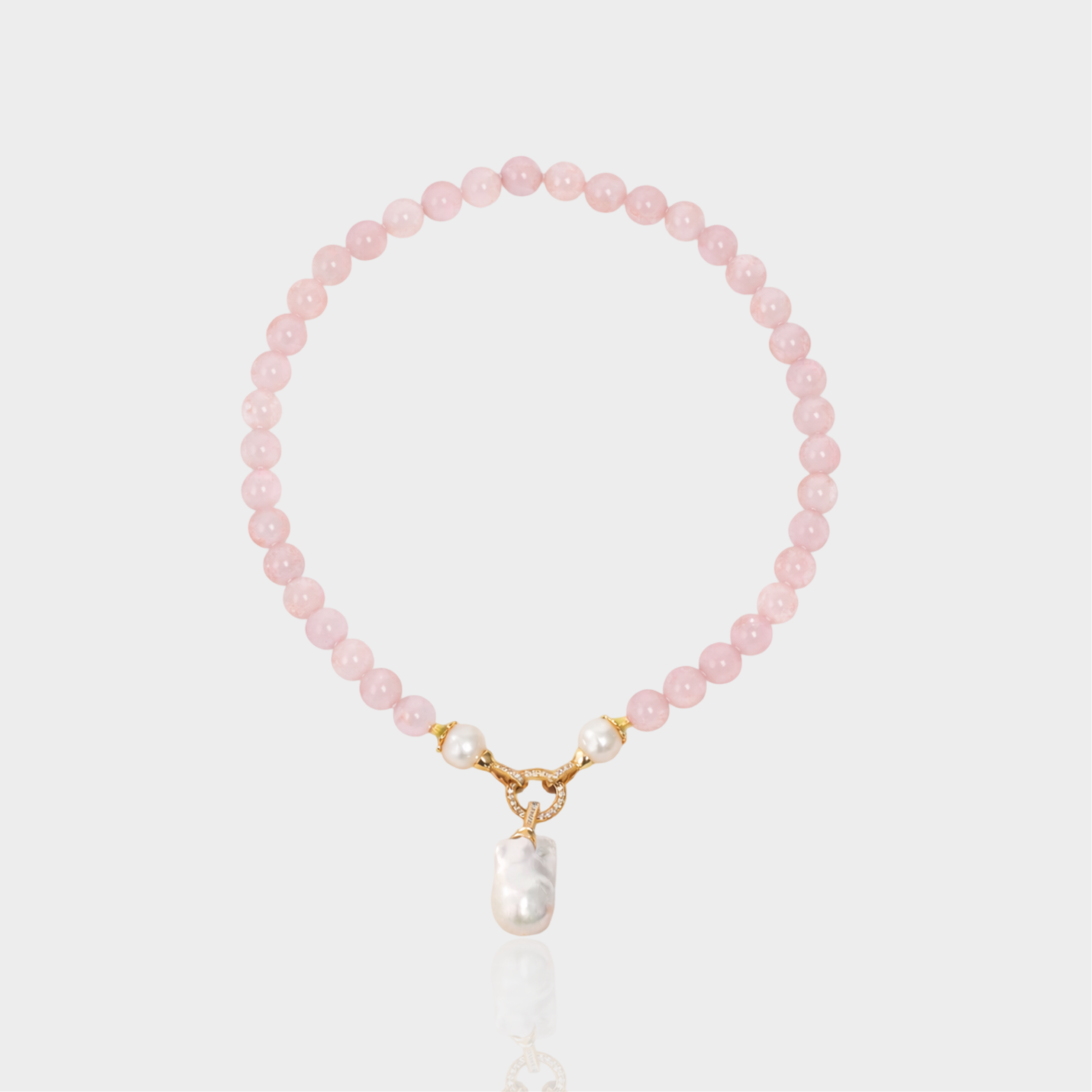 Rose Quartz Lagoon Necklace