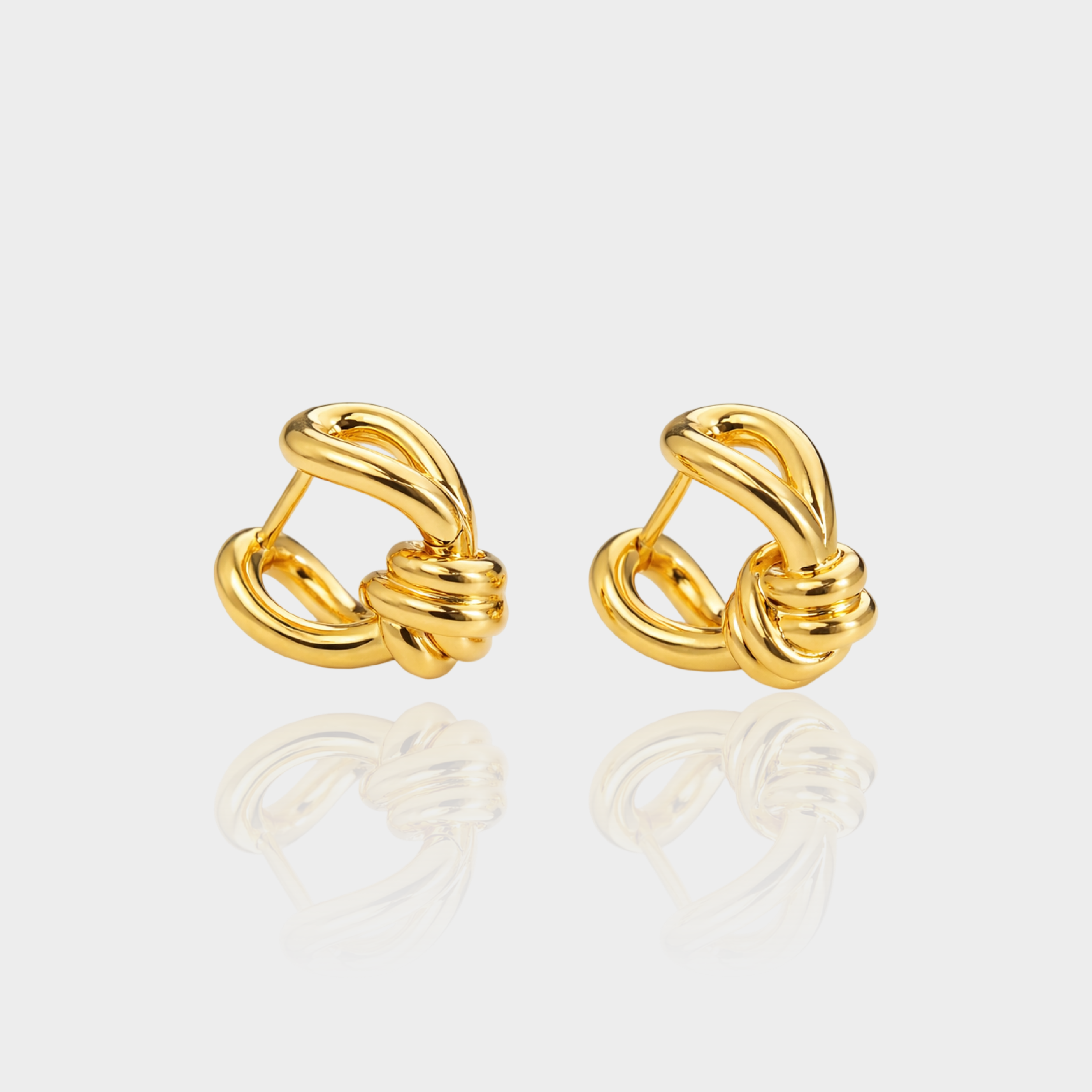 Knot Hoop Earrings