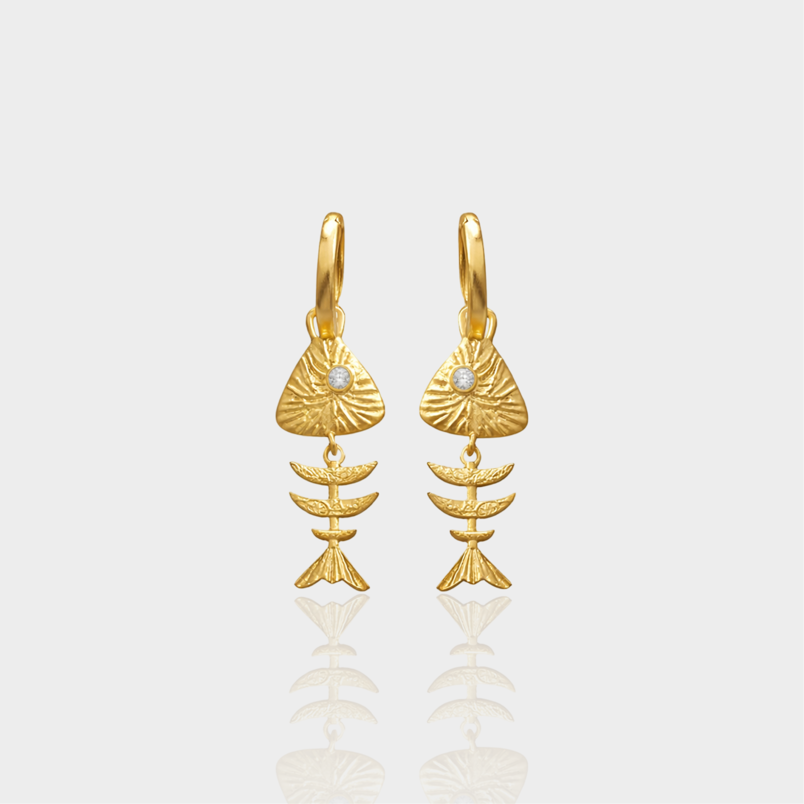 Fishbone Earrings
