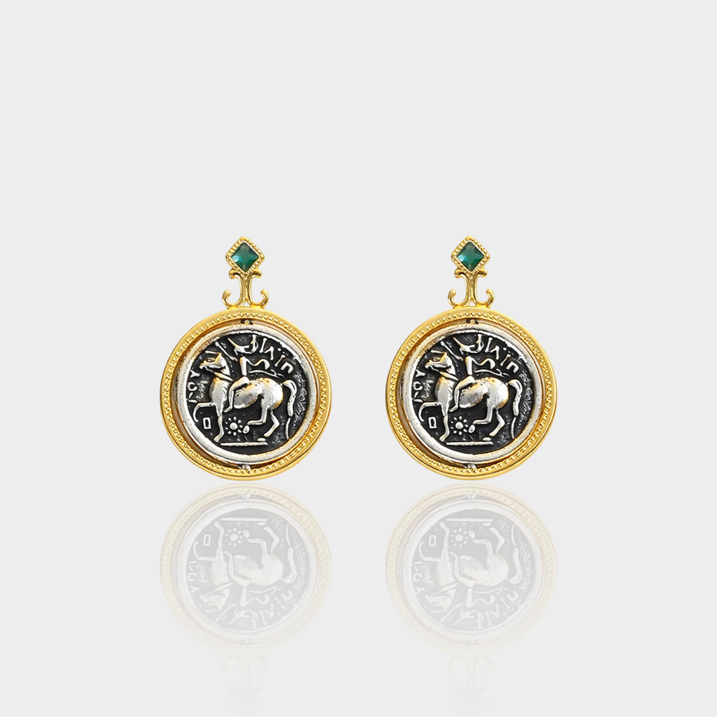Athena Coin Earrings