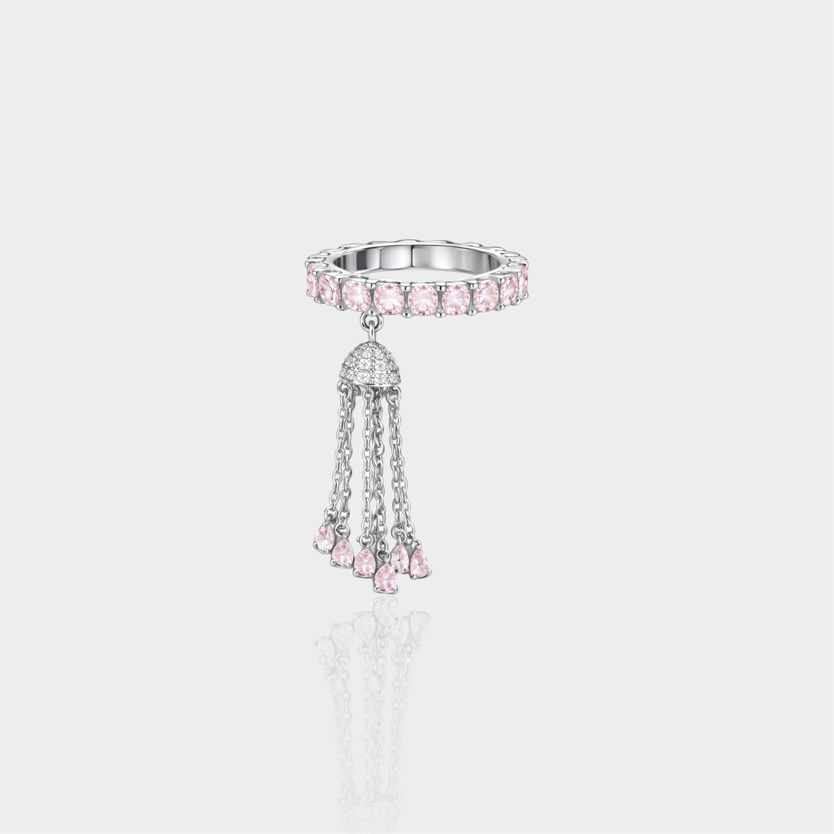 Rainfall Tassel Ring