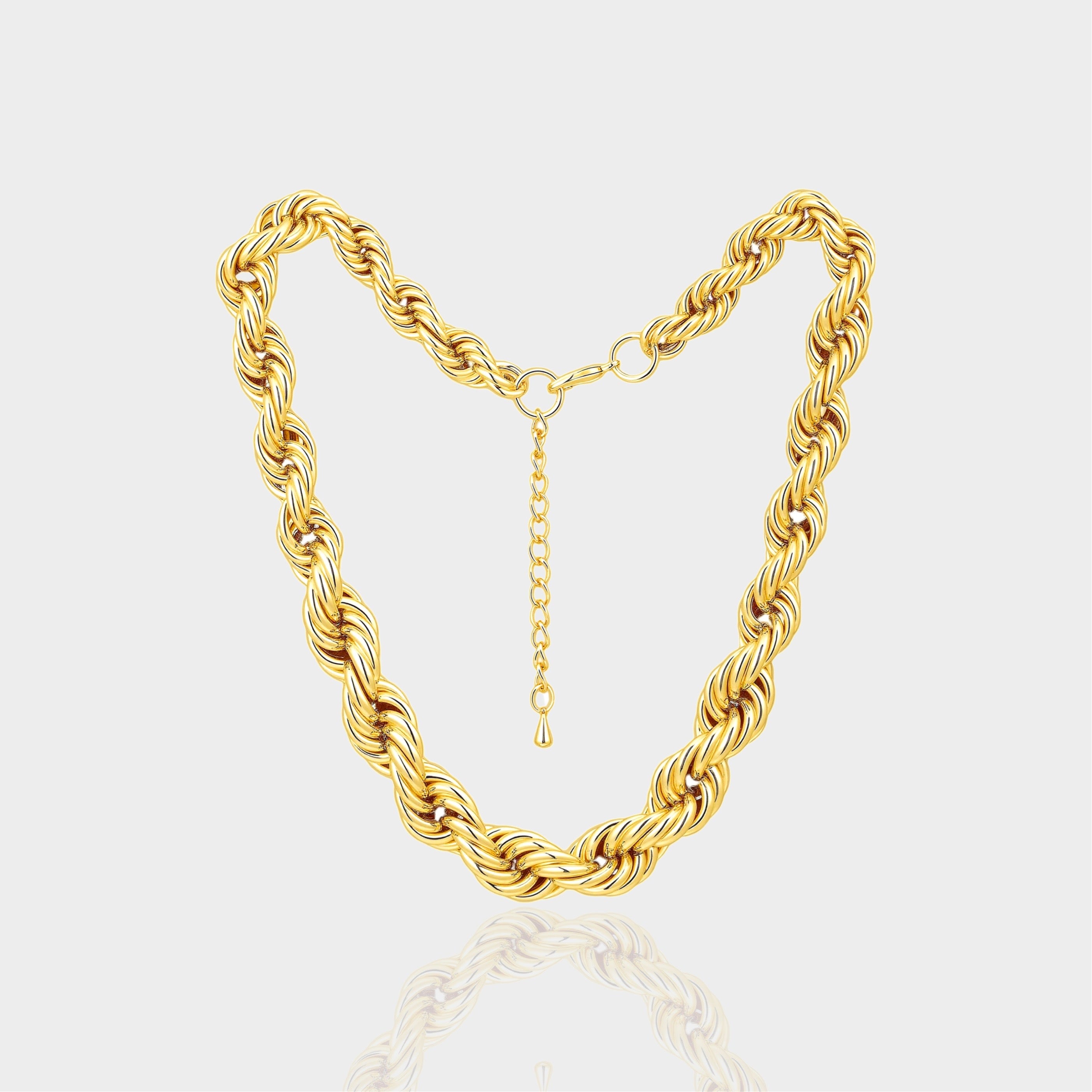 Graduated Rope Chain Necklace