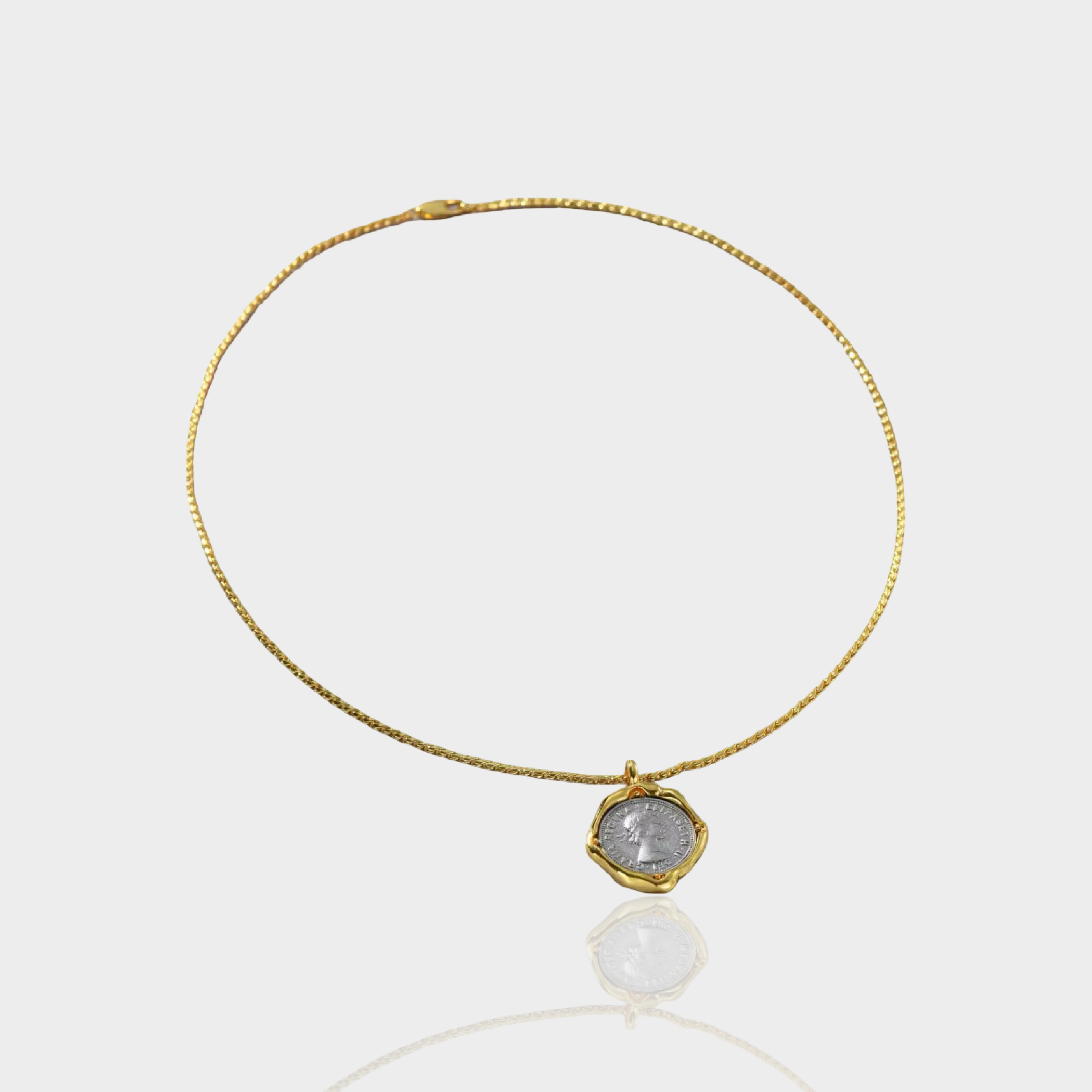 Molten Coin Necklace