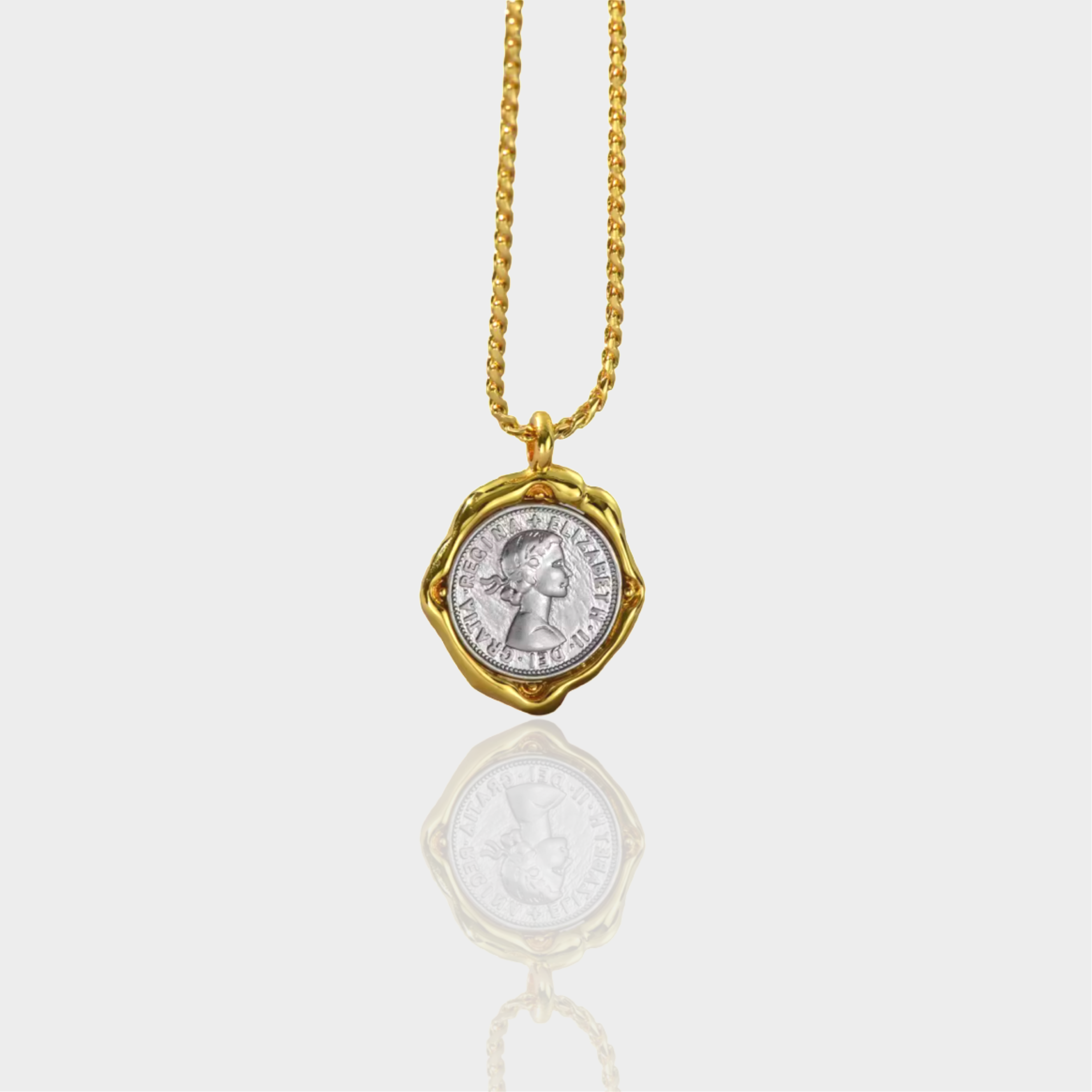 Molten Coin Necklace