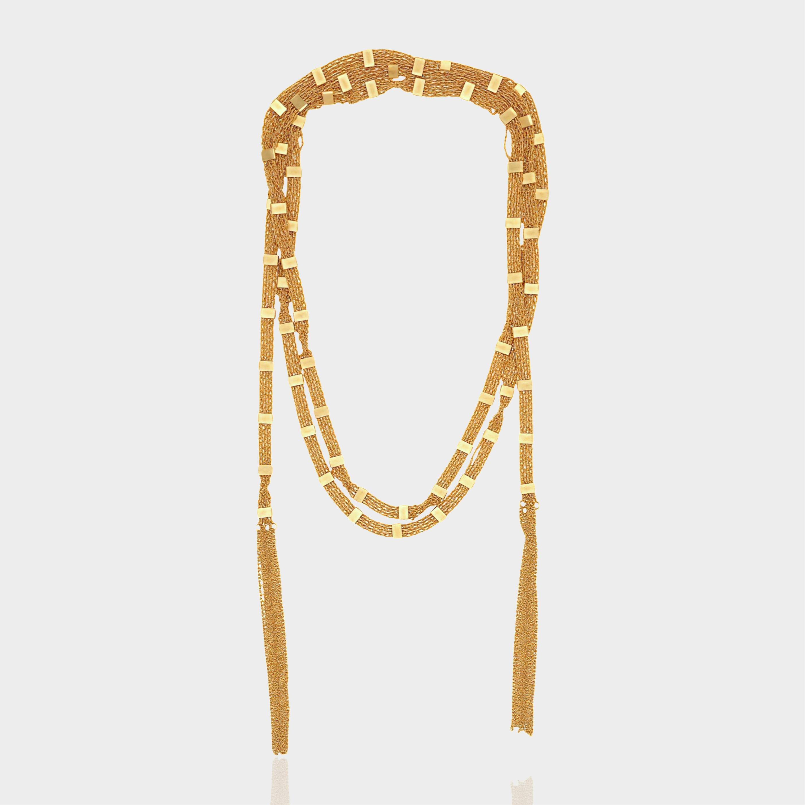 Mesh Lasso Necklace