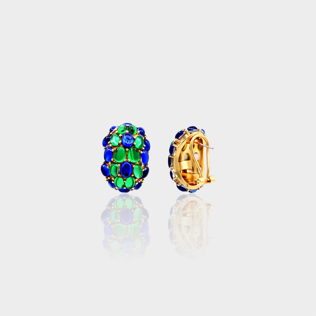Peacock Stud Earrings