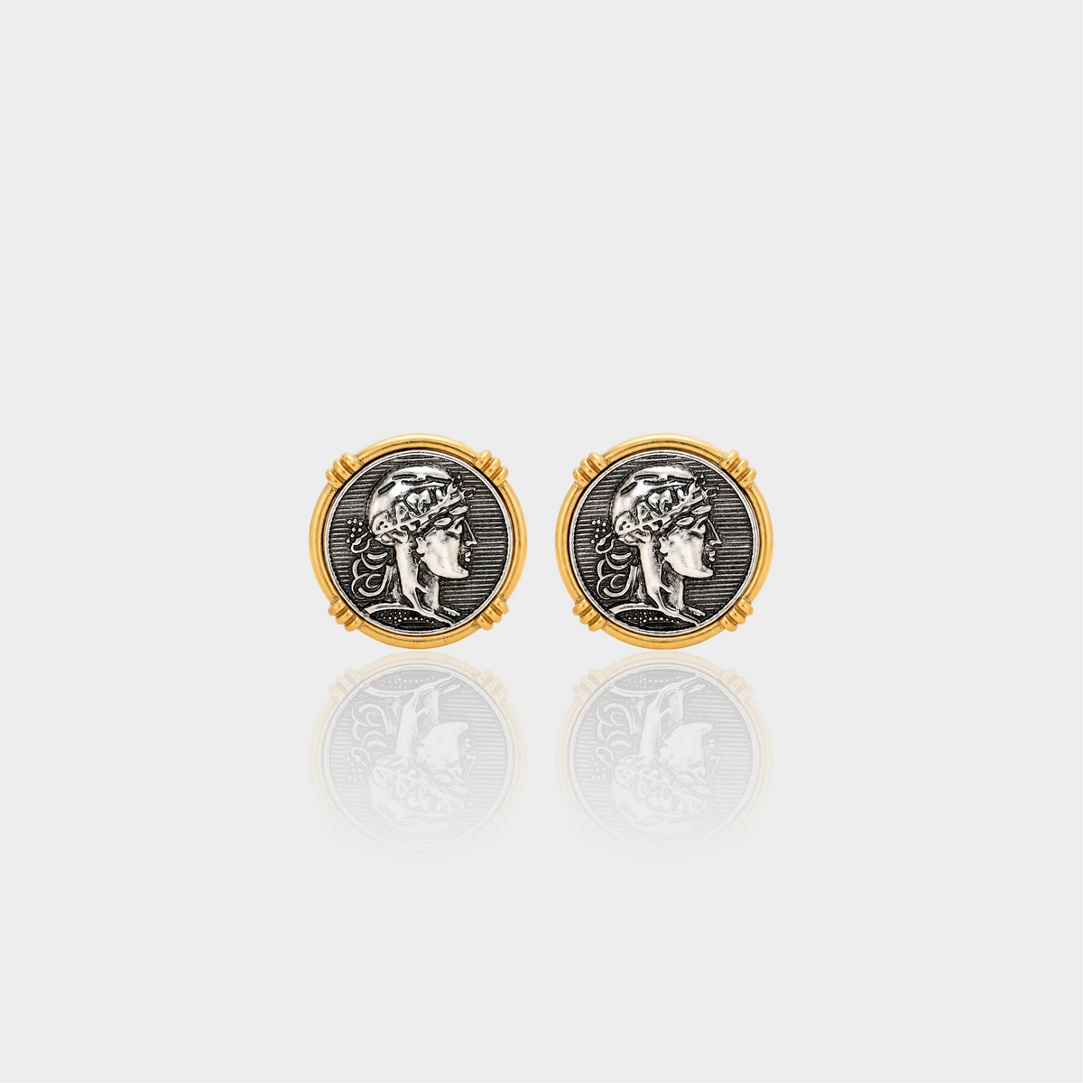 Spartan Coin Earrings