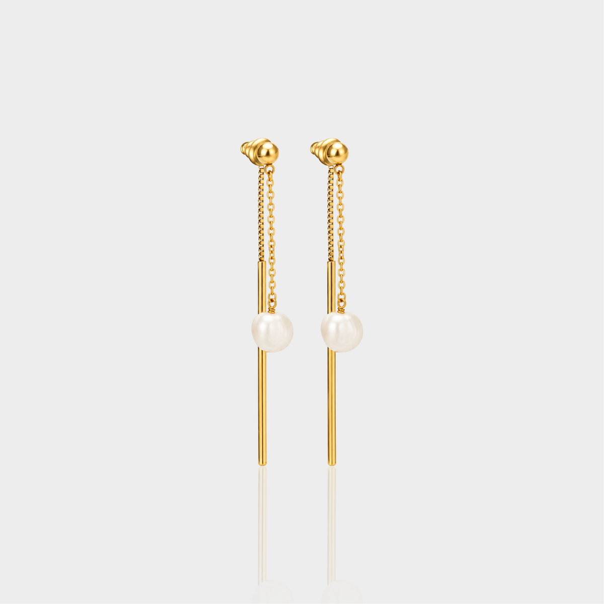 Pearl Bar Earrings
