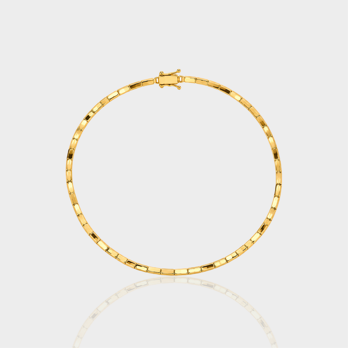 Block Link Necklace