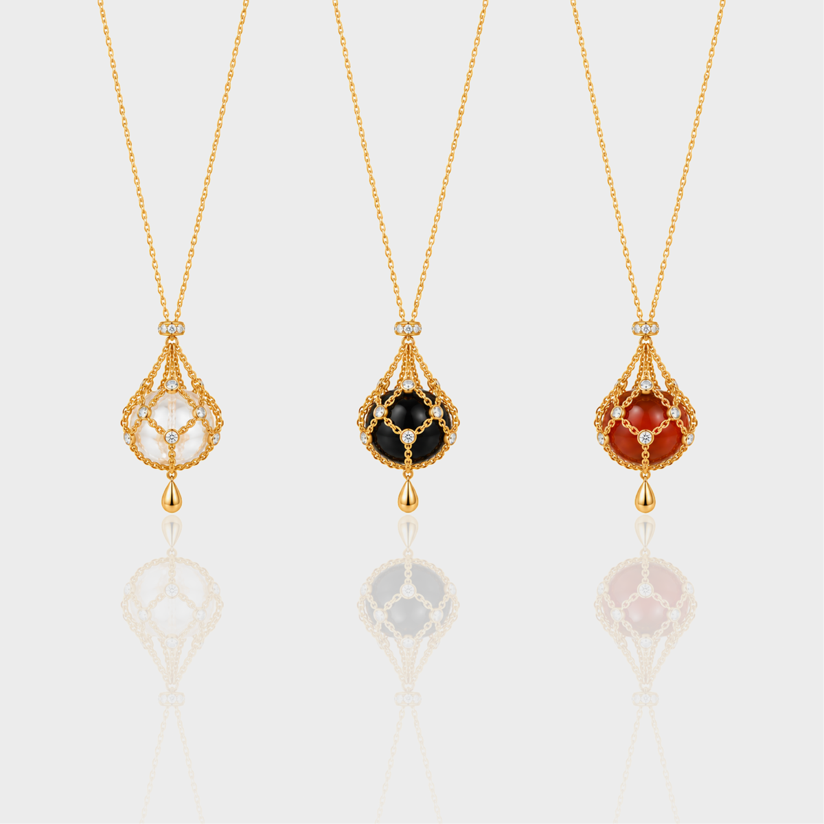 Sphere Pendant Necklace