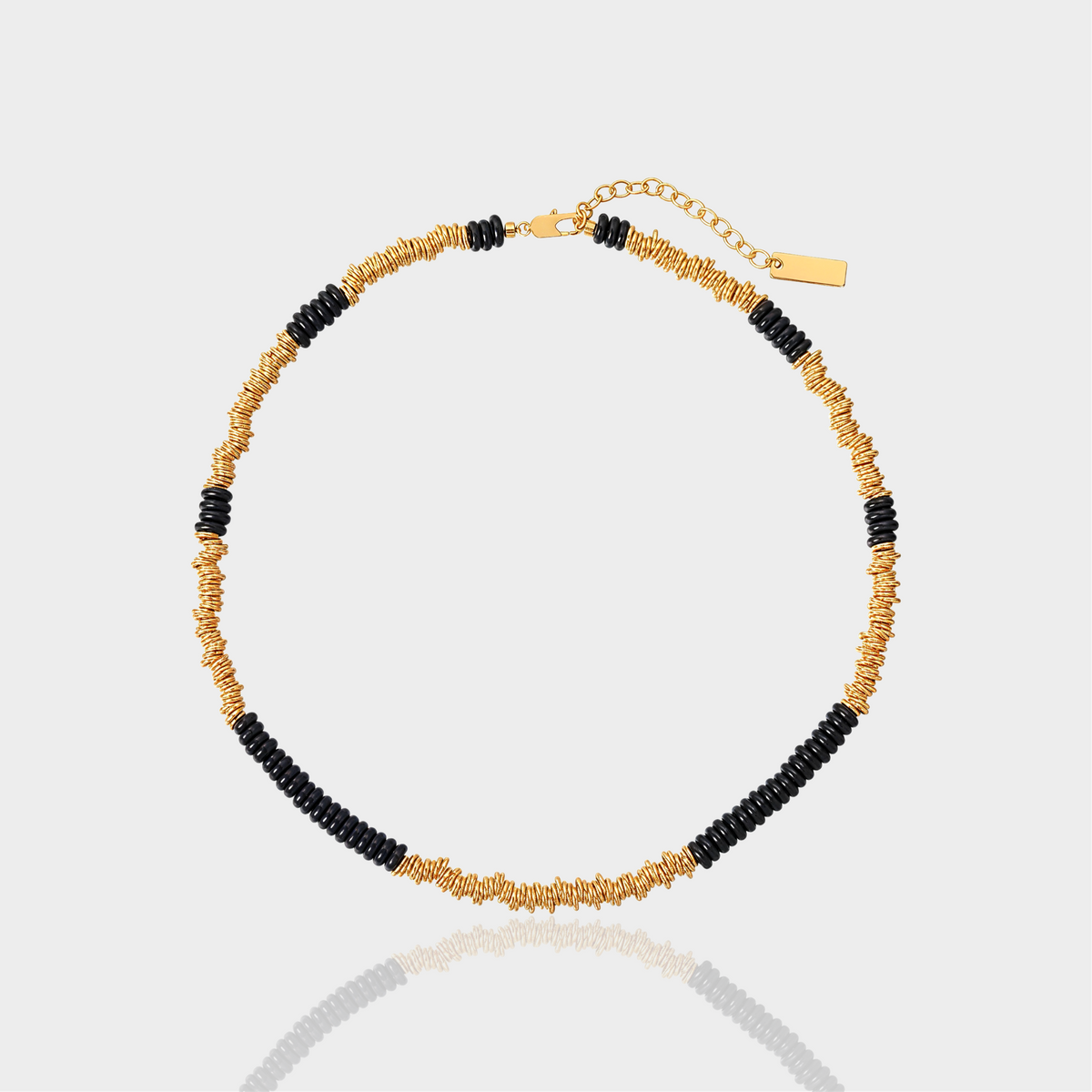 Noir Beaded Necklace