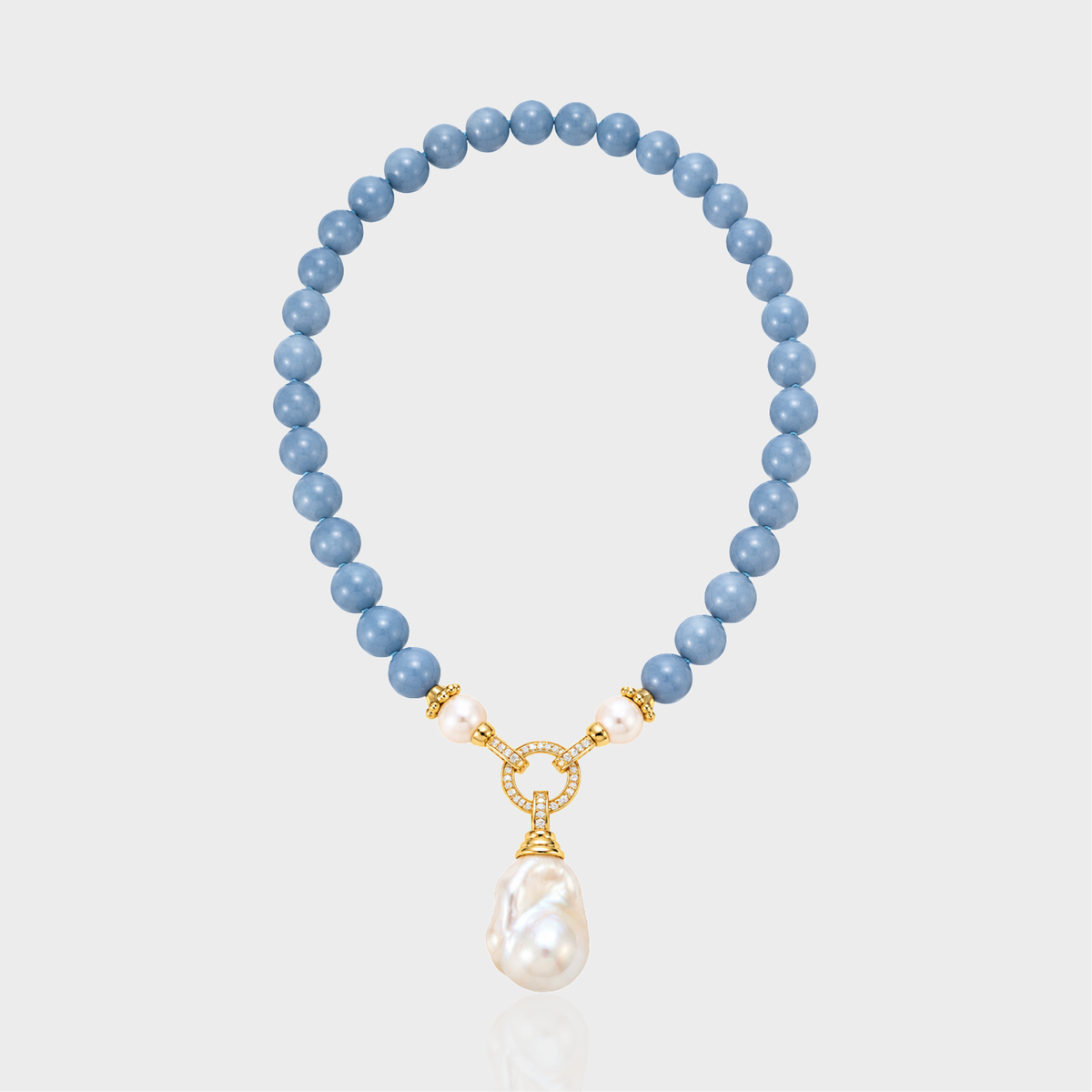 Dusty Blue Lagoon Necklace