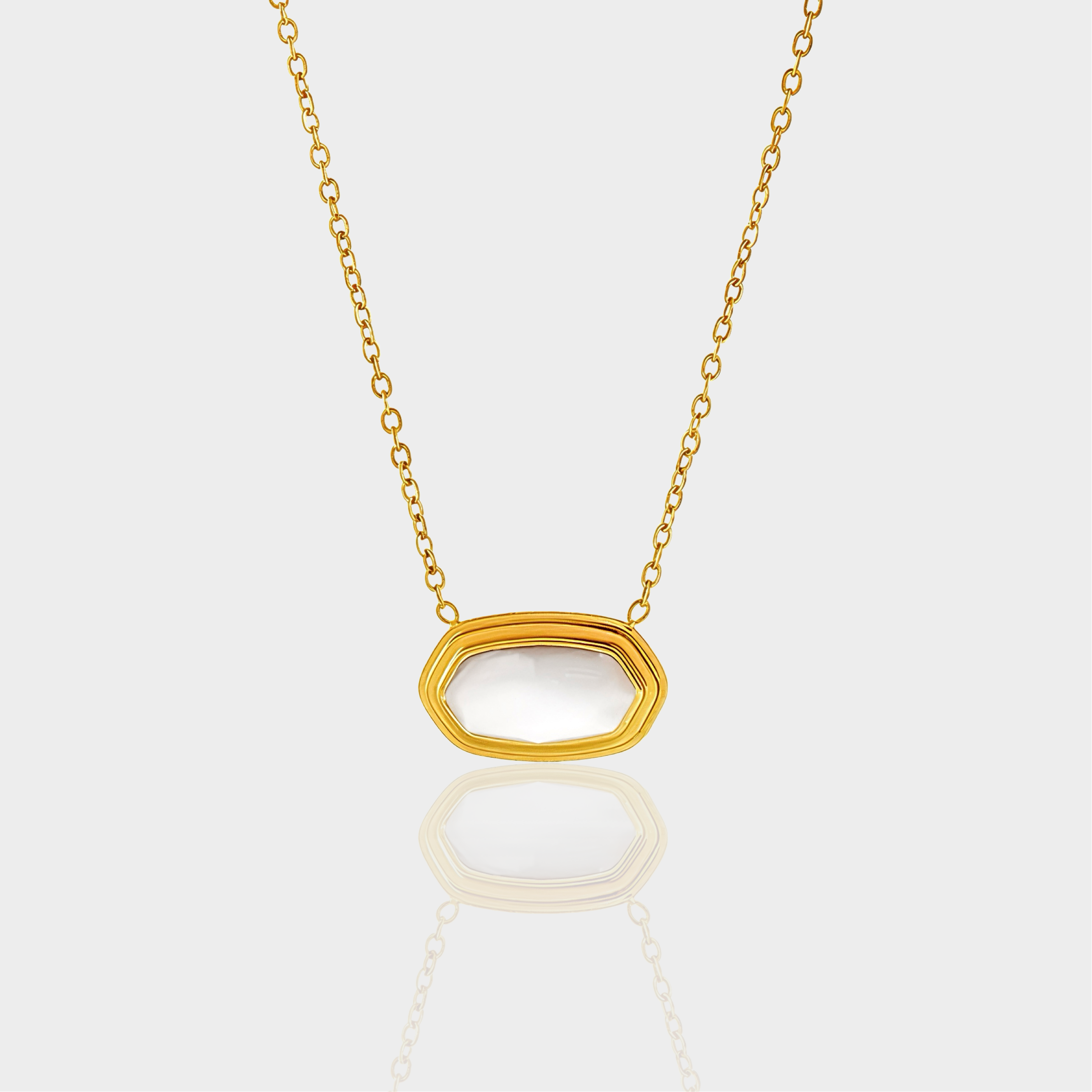 Bezel Necklace