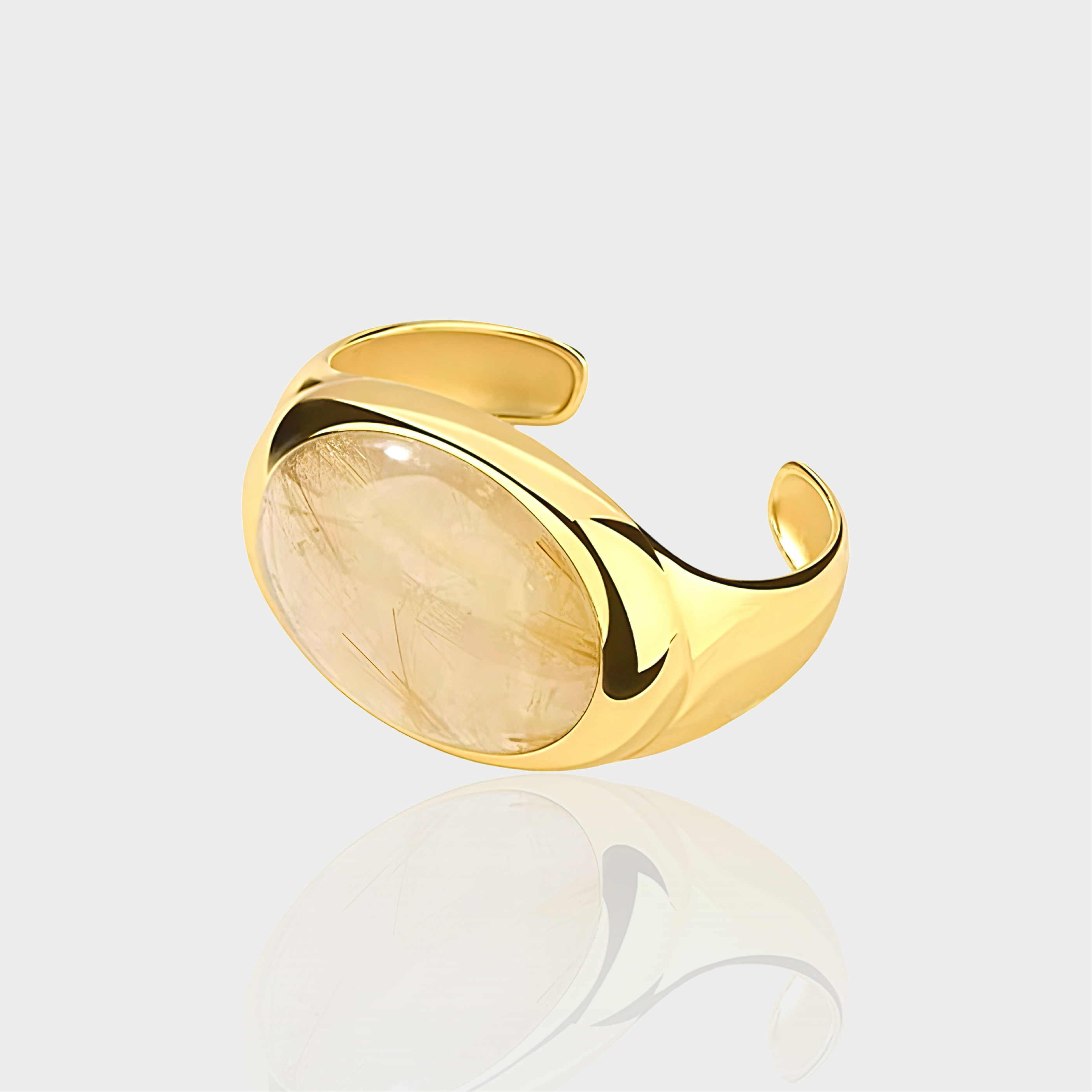 Honey Quartz Cuff