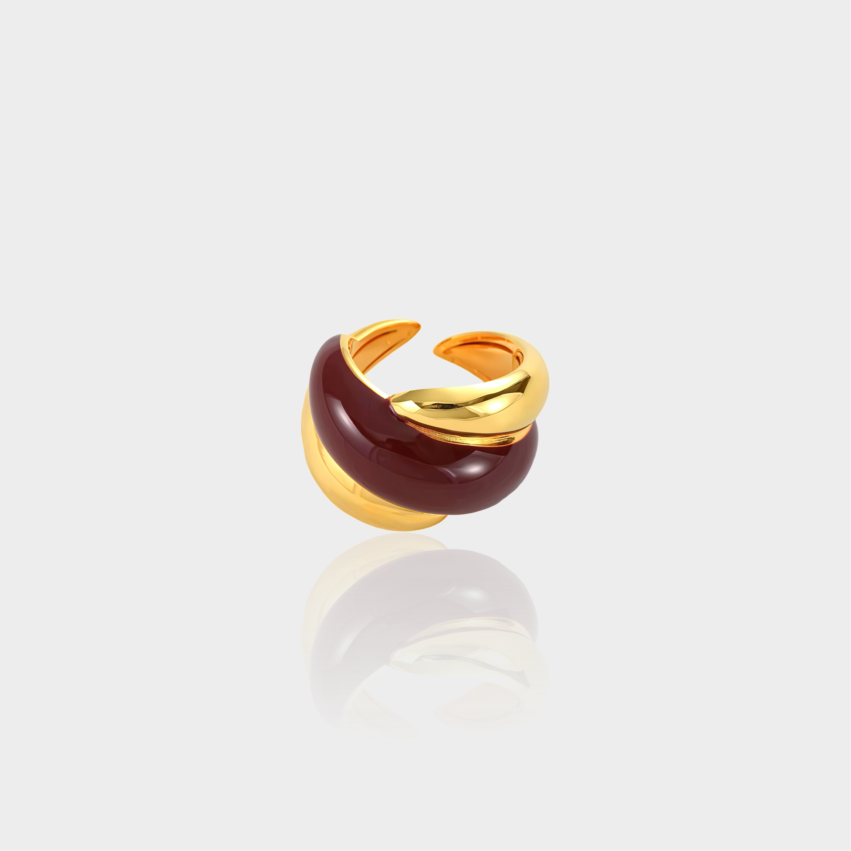Auburn Enamel Ring