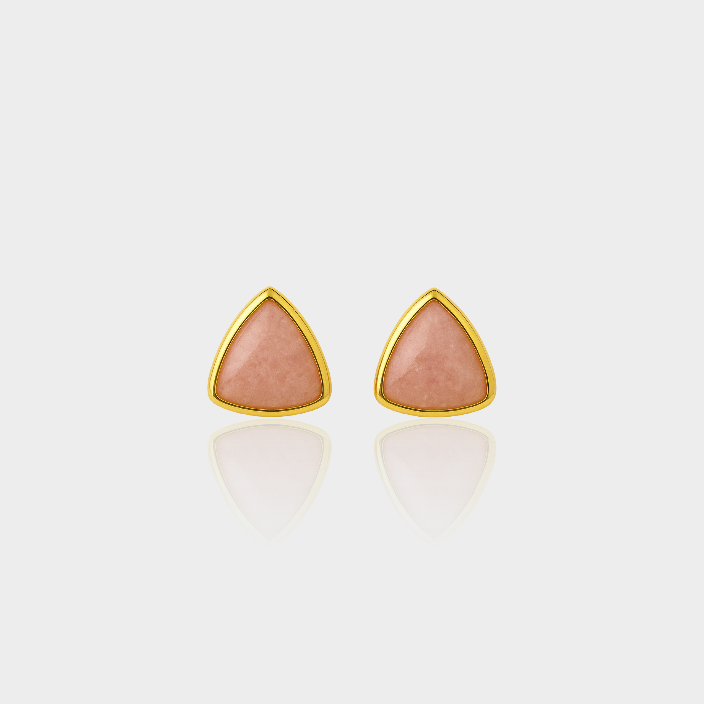 Strawberry Quartz Studs