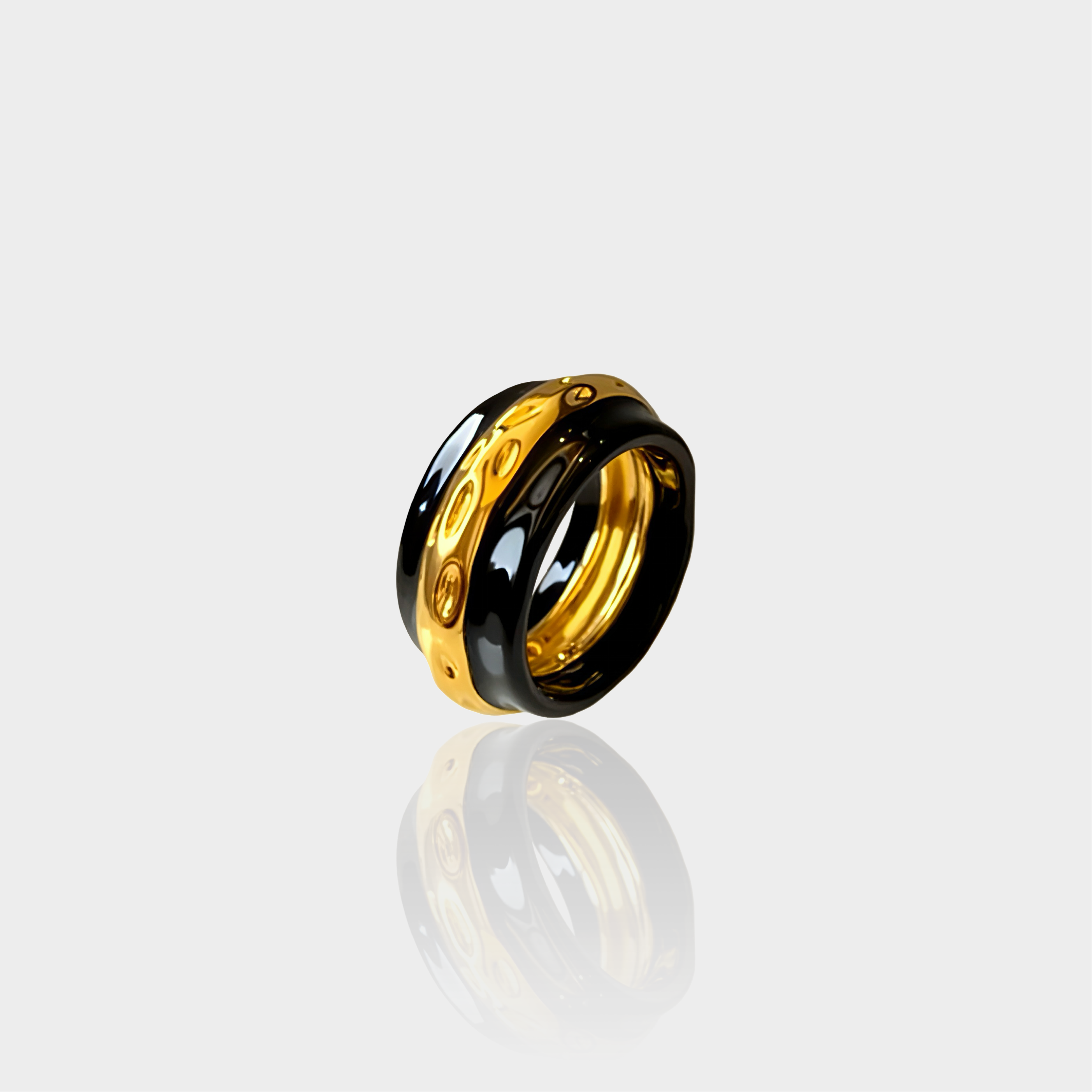 Nestled Enamel Ring
