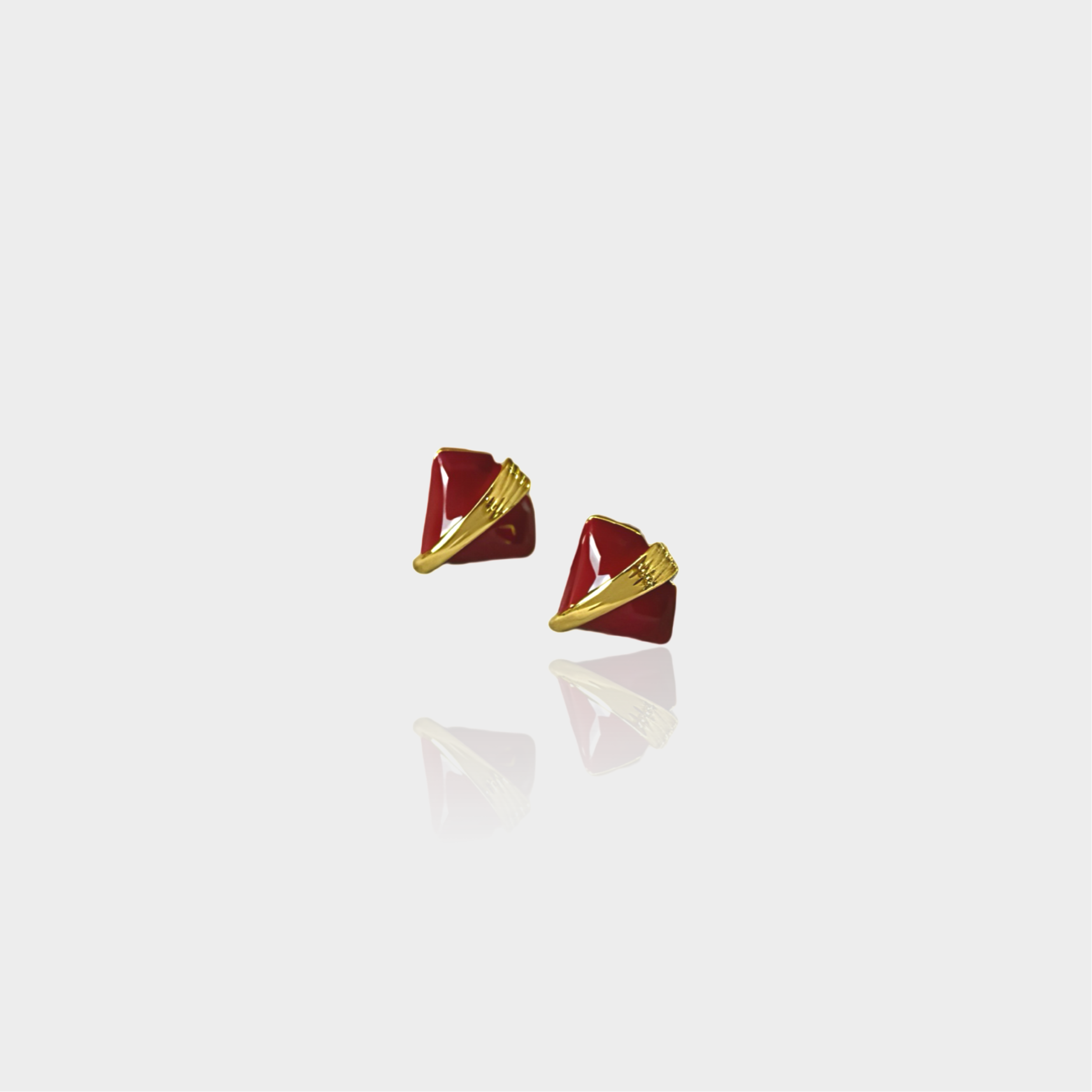 Mini Enamel Fan Studs