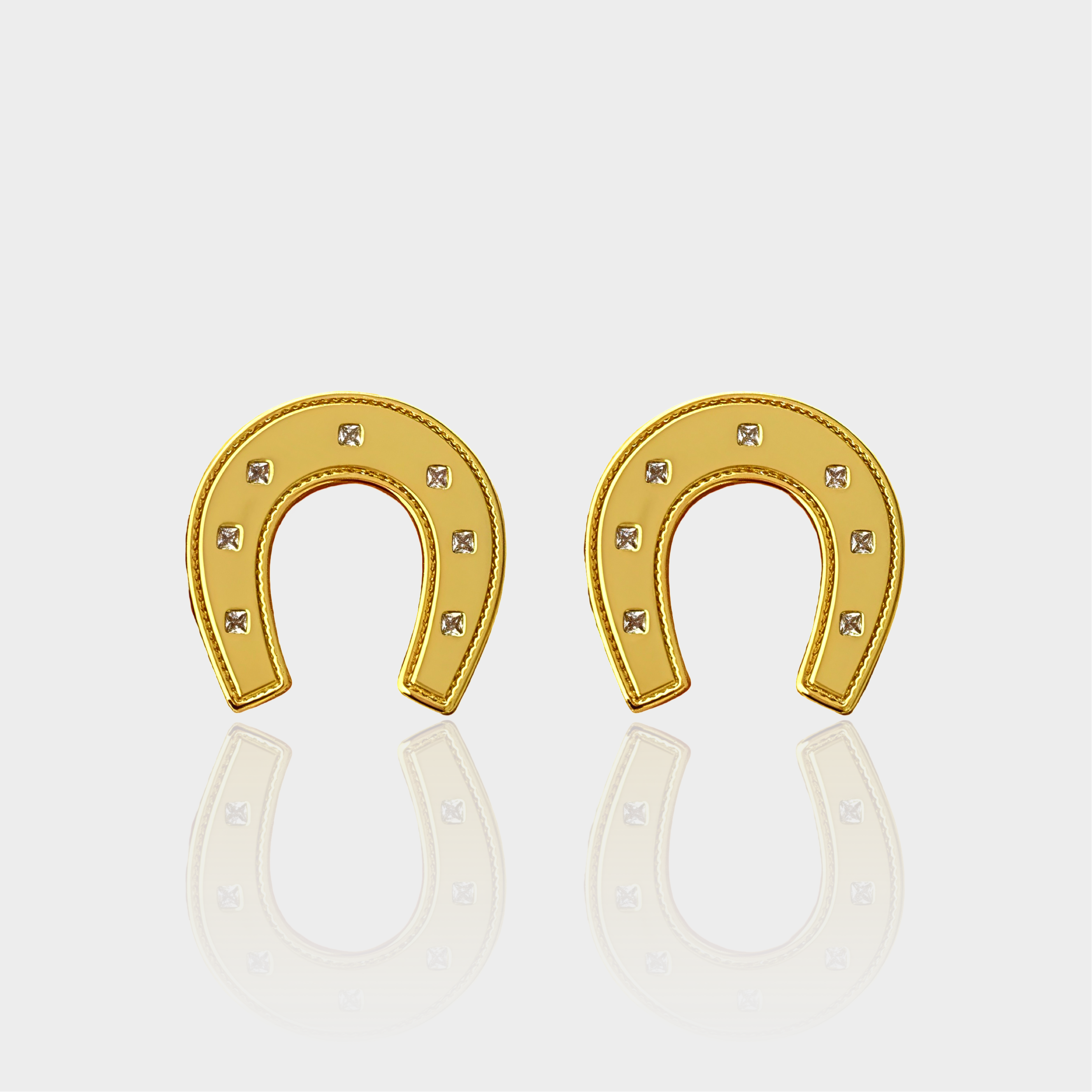 Horseshoe Stud Earrings