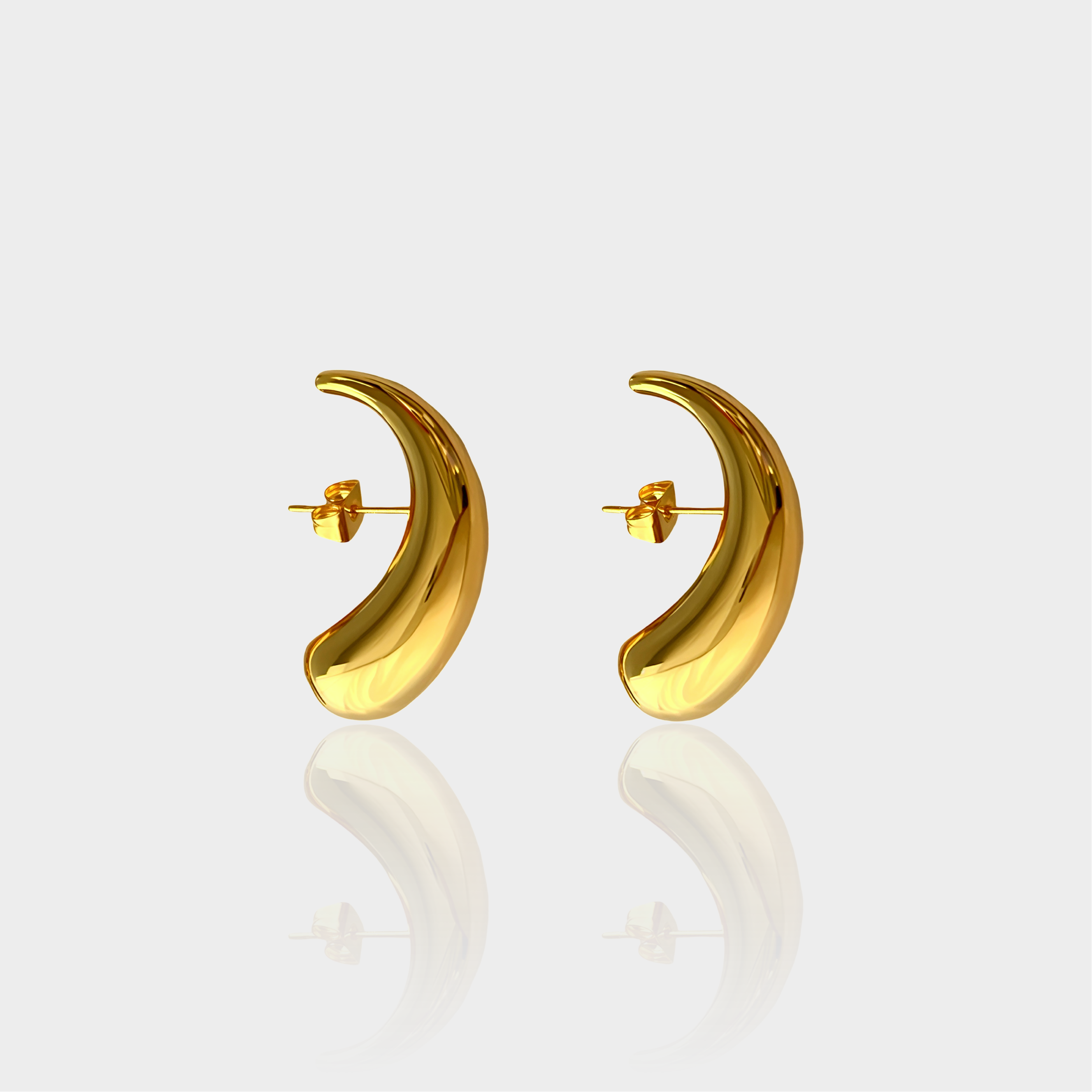 Virgule Thick Earrings