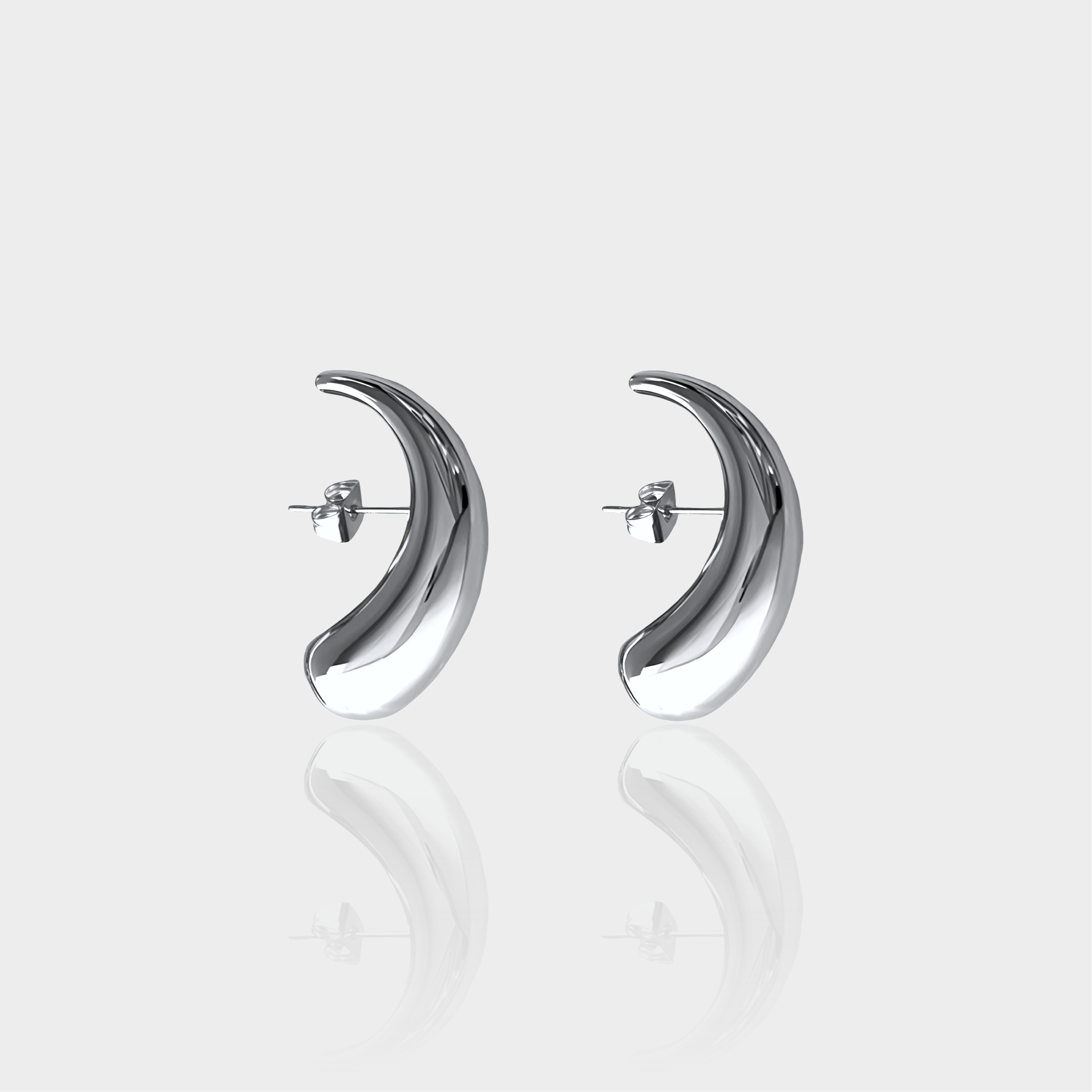 Virgule Thick Earrings