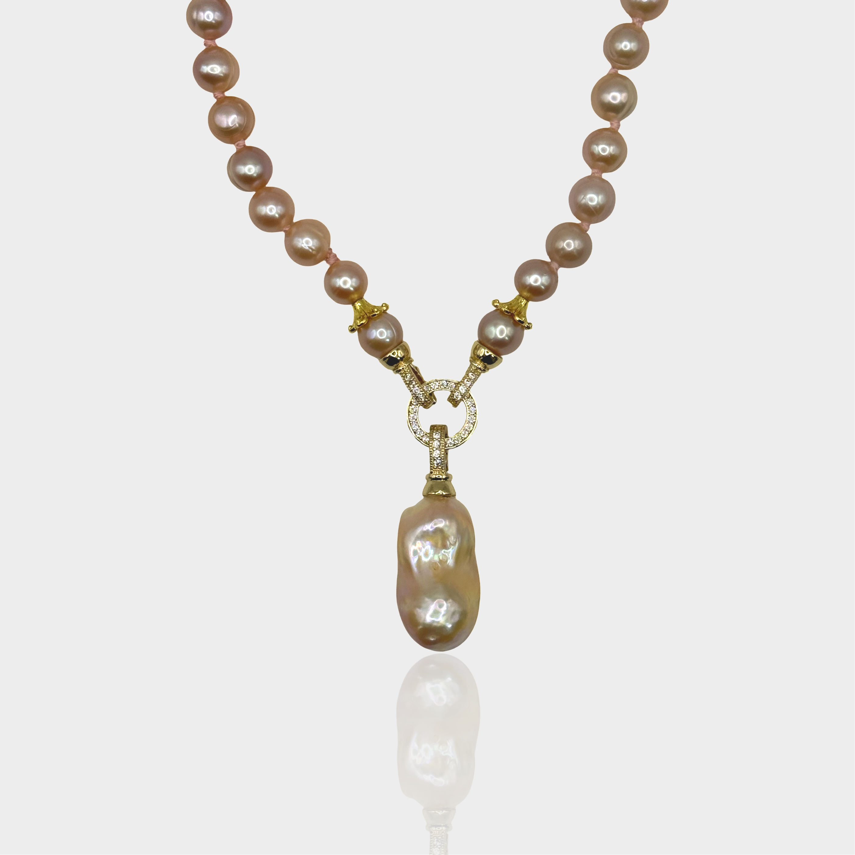 Pink Pearl Lagoon Necklace